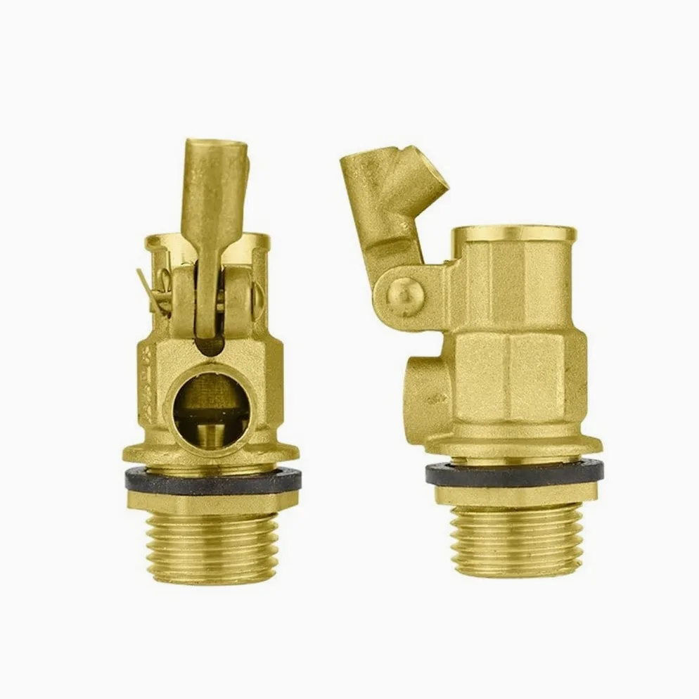 Válvula de flotador de latón for tanque de agua, control automático de nivel de agua, ajustable de 1/2 pulg.(3/4Inch)