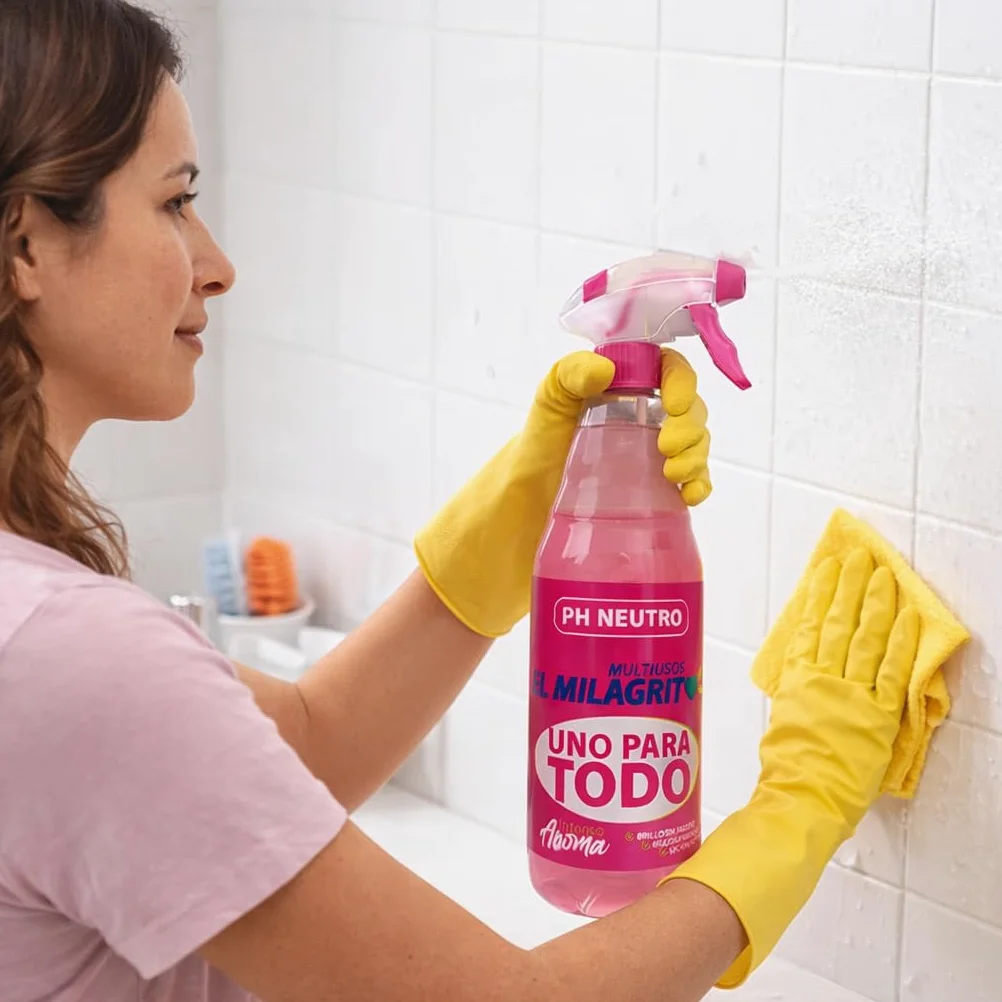 Limpiador Multiusos en Spray, pH Neutro, Aroma Intenso, 750ml, Pack de 12 Unidades