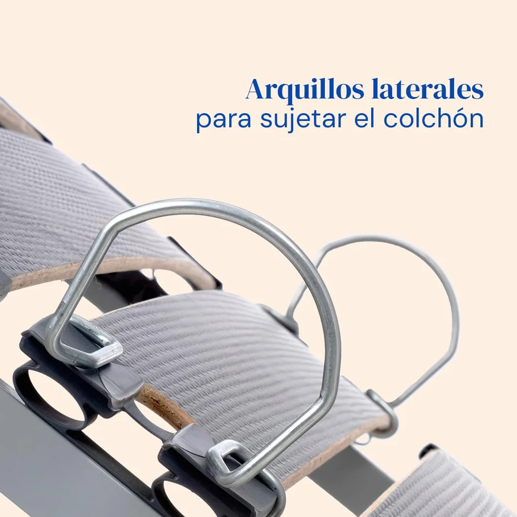 Geriafy - Cama articulada eléctrica con Carro Elevador (105x190, Colchón viscoelástico + Barandillas + Cabecero-piecero)