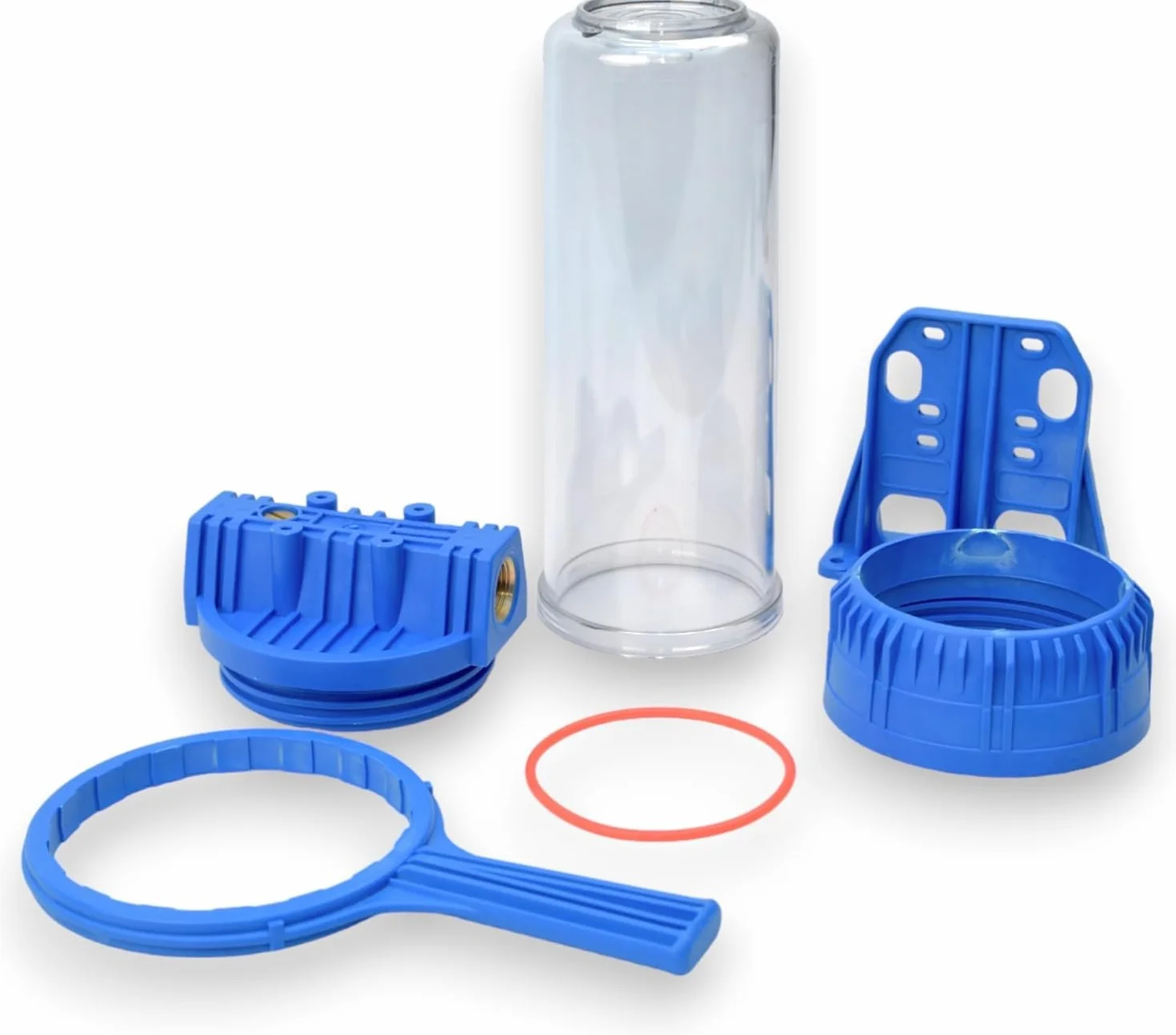 Portafiltro contenedor cartucho KIT filtración agua 1" 1/2" 3/4" latón