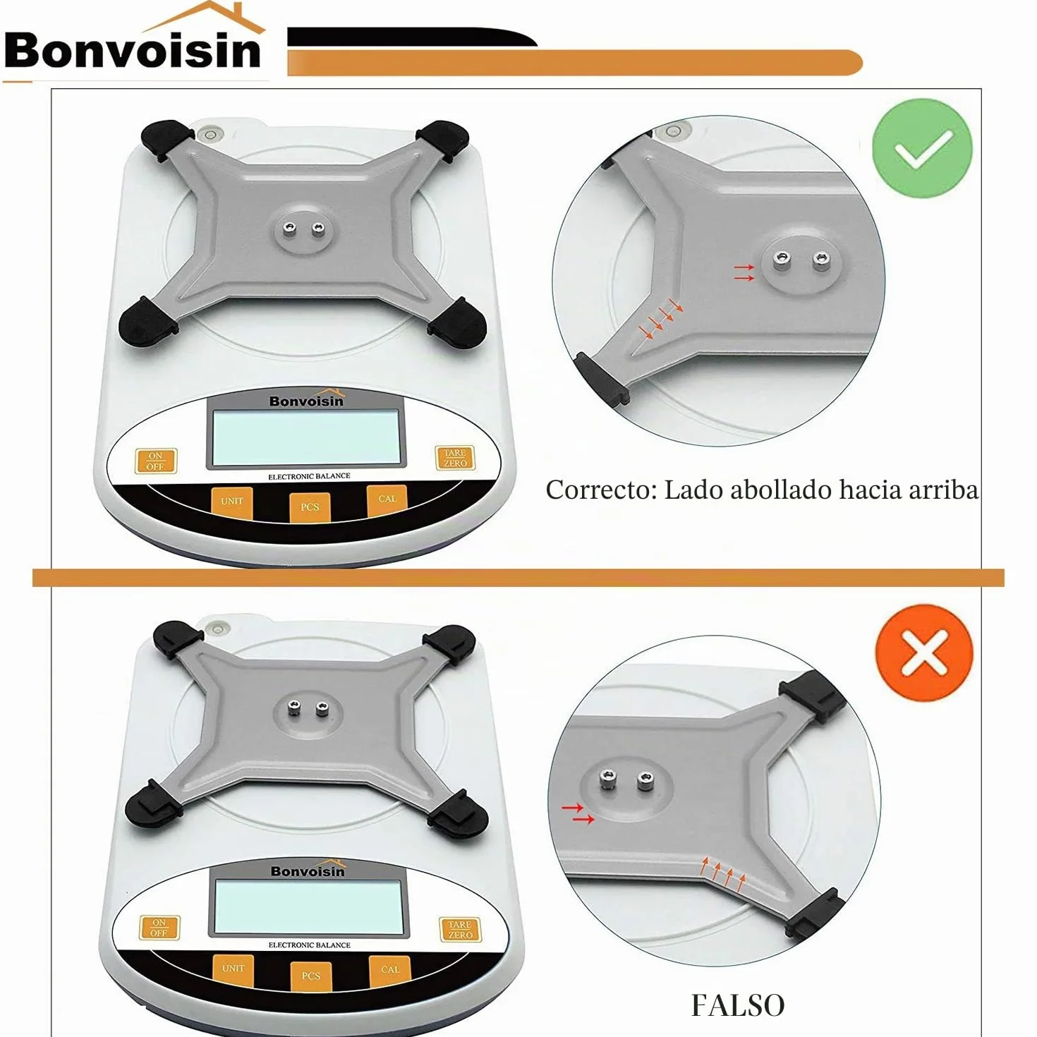Bonvoisin Báscula de Laboratorio 1000g/0.01g Digital - Báscula Analítica de Alta Precisión para Joyería, Cocina, Laboratorio y Uso Científico, con Función Tara y Conteo