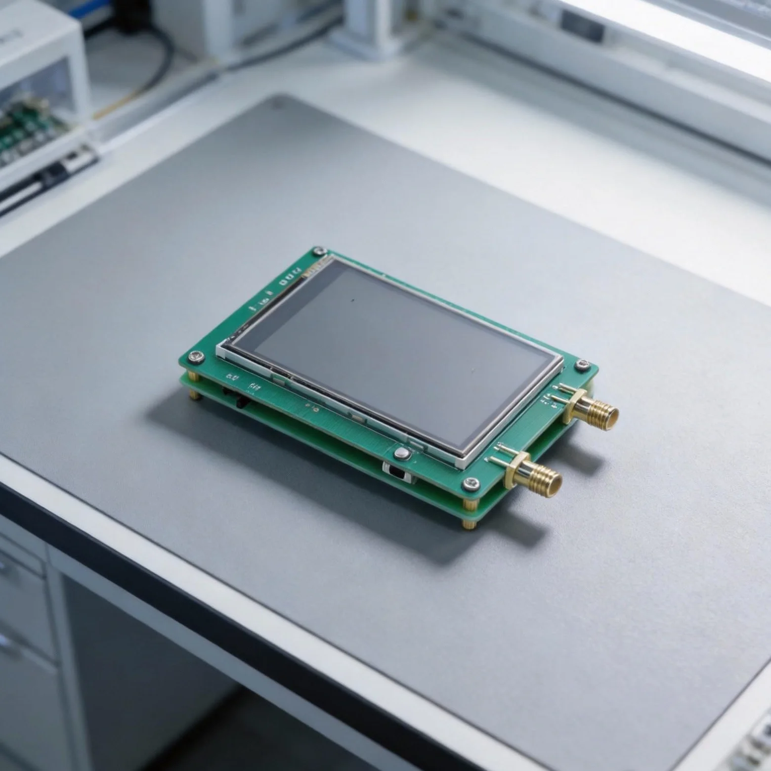 Pantalla táctil de poco ruido de la fuente del generador 23.5-6000MHz MAX2870 RF de la señal para la prueba de laboratorio