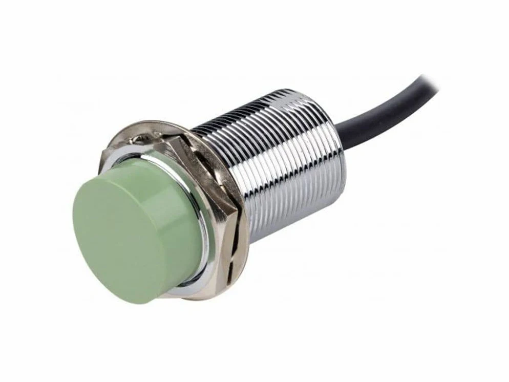 CR30 – 15 AO Sensor, capacitiva Prox, 30 mm redondo, non-shielded, AC, no, 2 Cable, 90 – 250 VAC