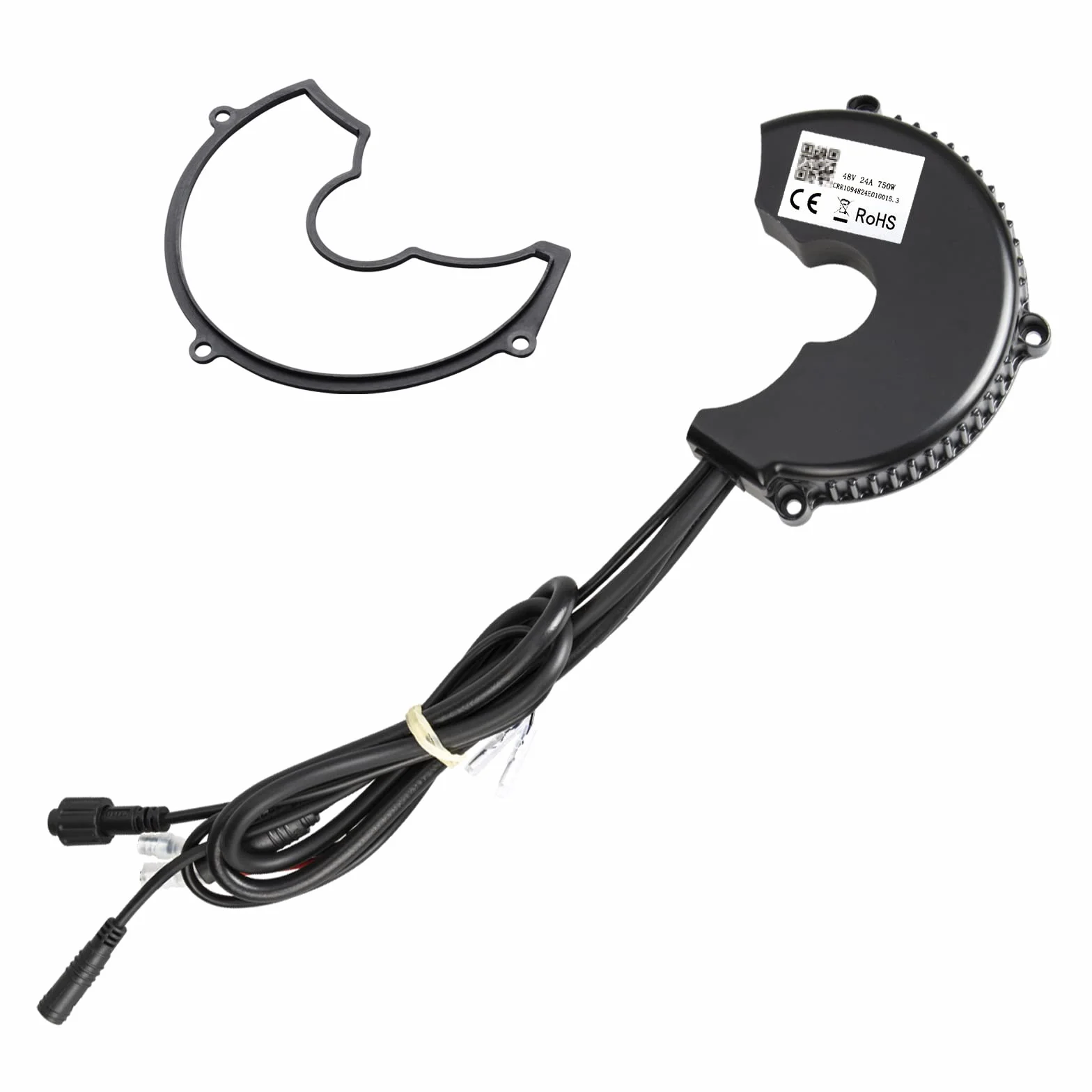 BAFANG Controlador de accionamiento intermedio Octogonal para Motores BBS, con conexión de Faros y conexión de sensores de conmutación al último Modelo