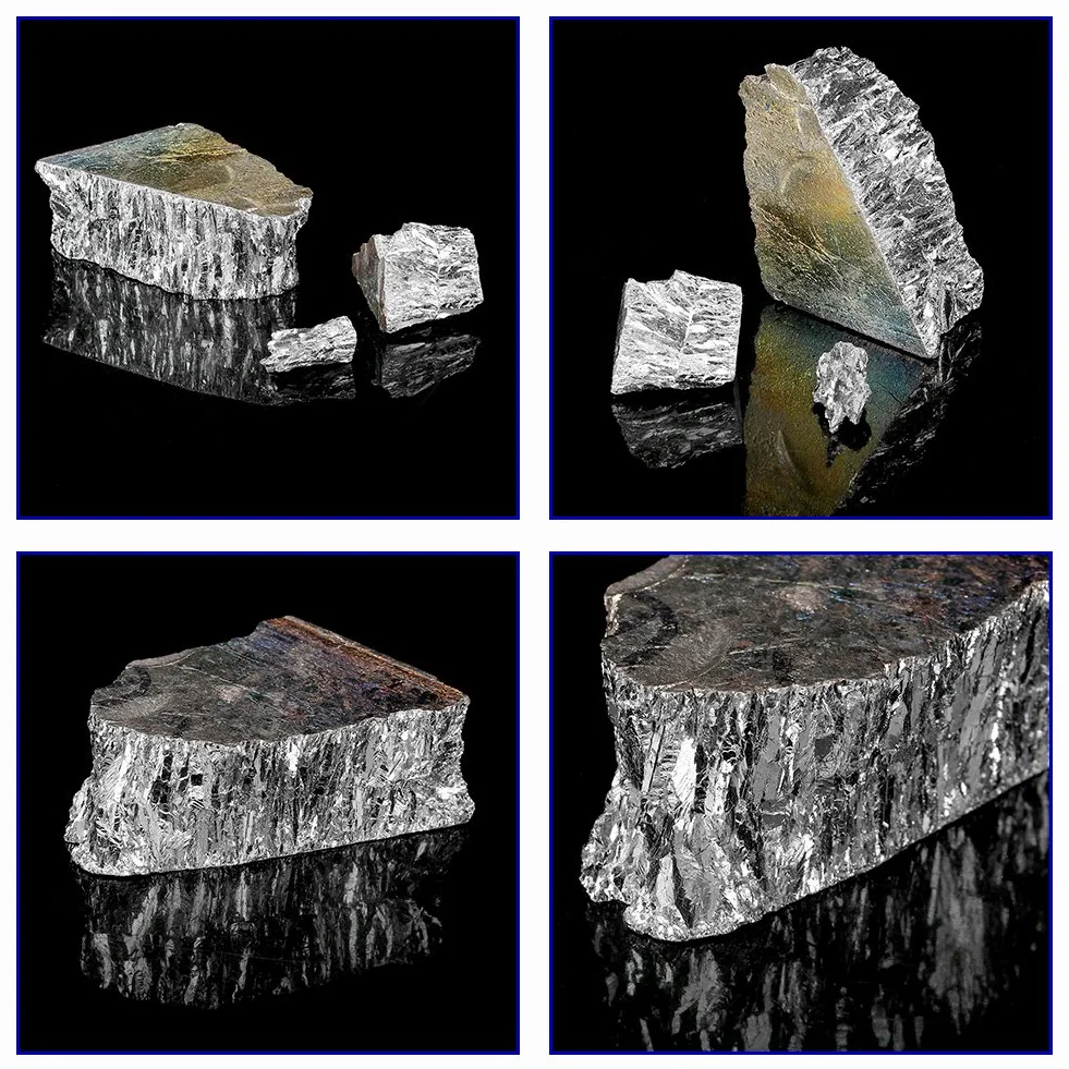 Barra de bismuto, 1000 g de bismuto Metal Lingote 99,99% Geodas de cristal puro para hacer cristales/Señuelos de pesca utilizados en la aleación de bismuto, medicamento, reactivo químico