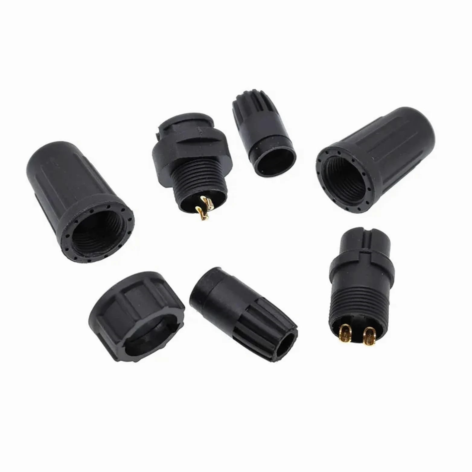 Zócalo de acoplamiento del conector de bayoneta PY07 Z108 - Paquete variado Conectores a tope de 2 pines a 7 pines 10 piezas(4P Bayonet 10pairs)