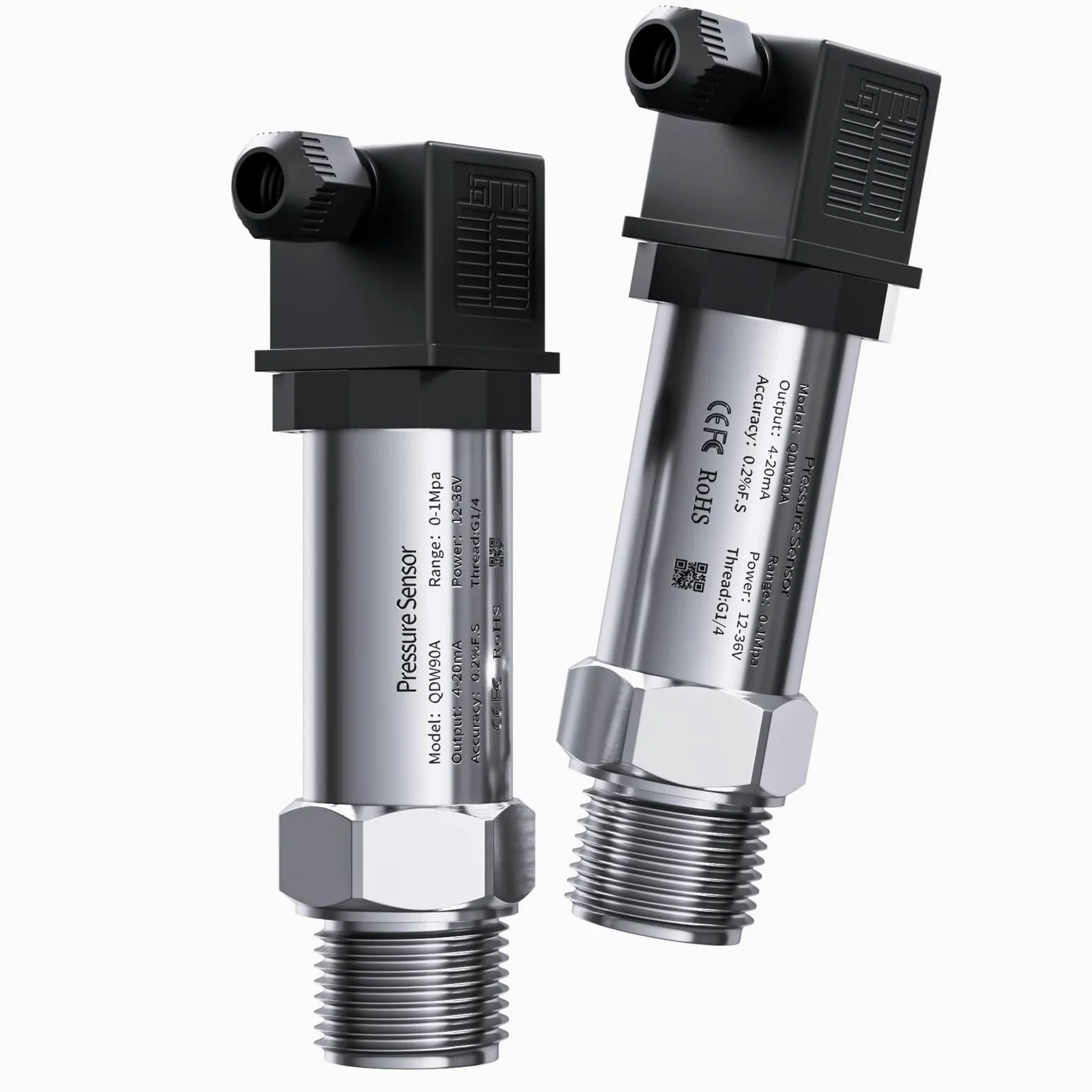 Transmisor de presión pequeño 0-1bar 0-5bar 0-10bar Sensor aire agua 4-20mA M20-1.5 transductor rosca G1-4 1 Uds(G1-4 thread,0-100bar)
