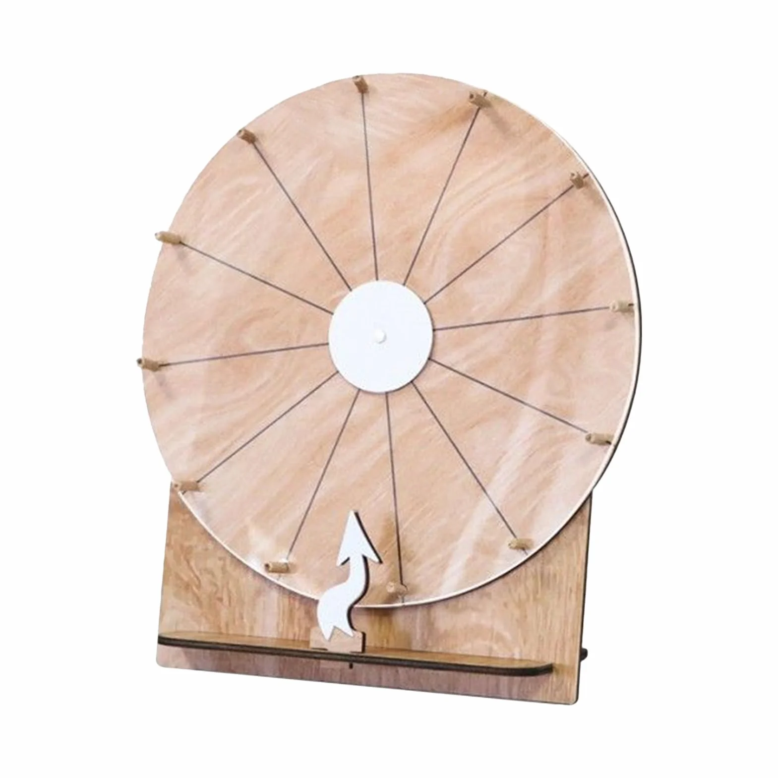 Ruleta Giratoria de Madera 28 cm para Mesa | Suministros para Fiestas Familiares