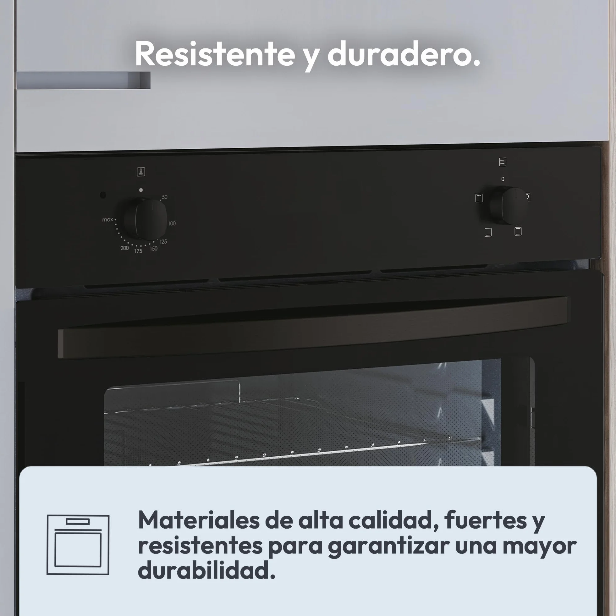 Candy Idea FIDC N100 Horno Eléctrico 70L 4 Funciones Limpieza Aquactiva Puerta Doble Cristal Negro