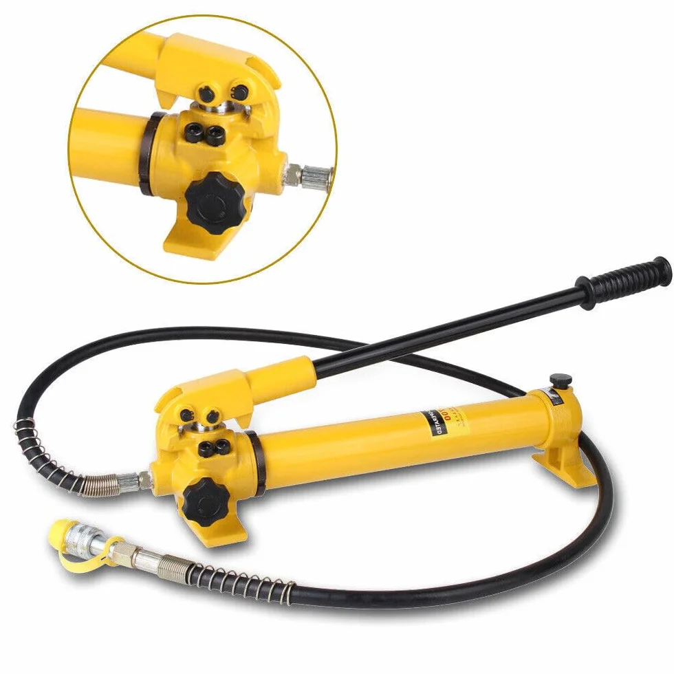 CP-700 Bomba de mano hidráulica, bomba hidráulica manual de 700 bar para cilindro hidráulico 4T/10T