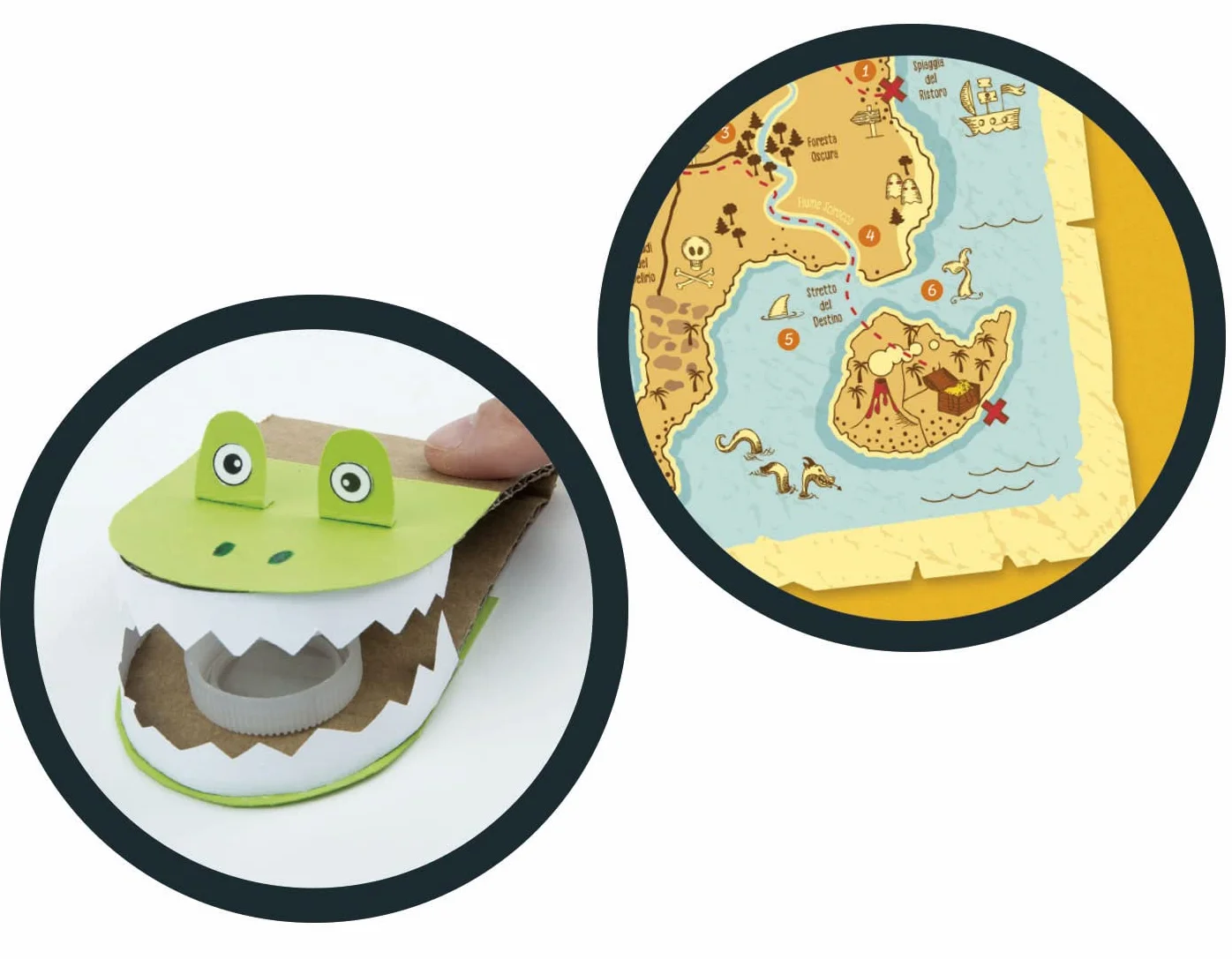 Clementoni CREA tu Barco Pirata Juego Creativo 4 años