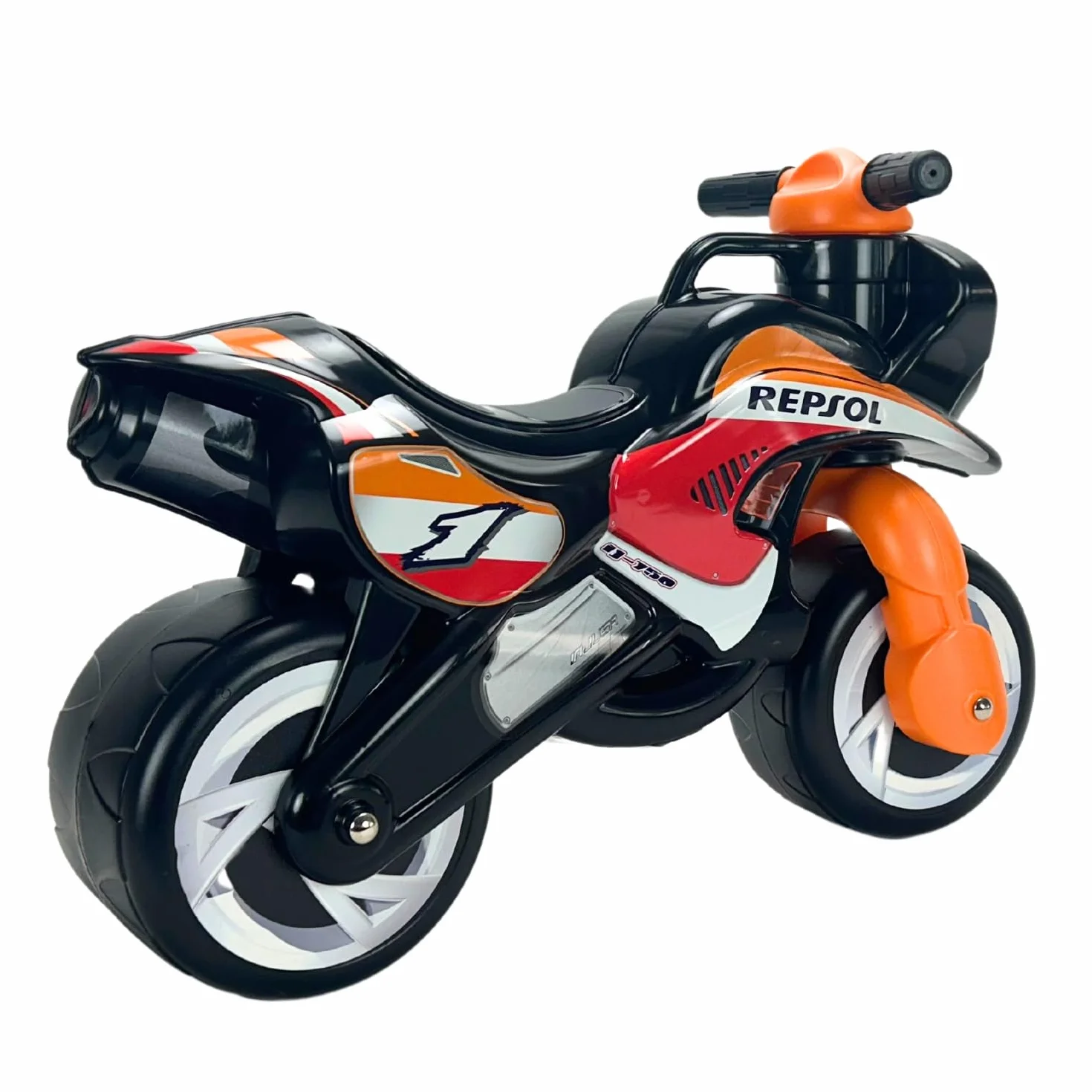 INJUSA Tundra Tornado Repsol Correpasillos para Niños 1-3 Años Moto Juguete de Equilibrio Ruedas Anchas Ergonómica