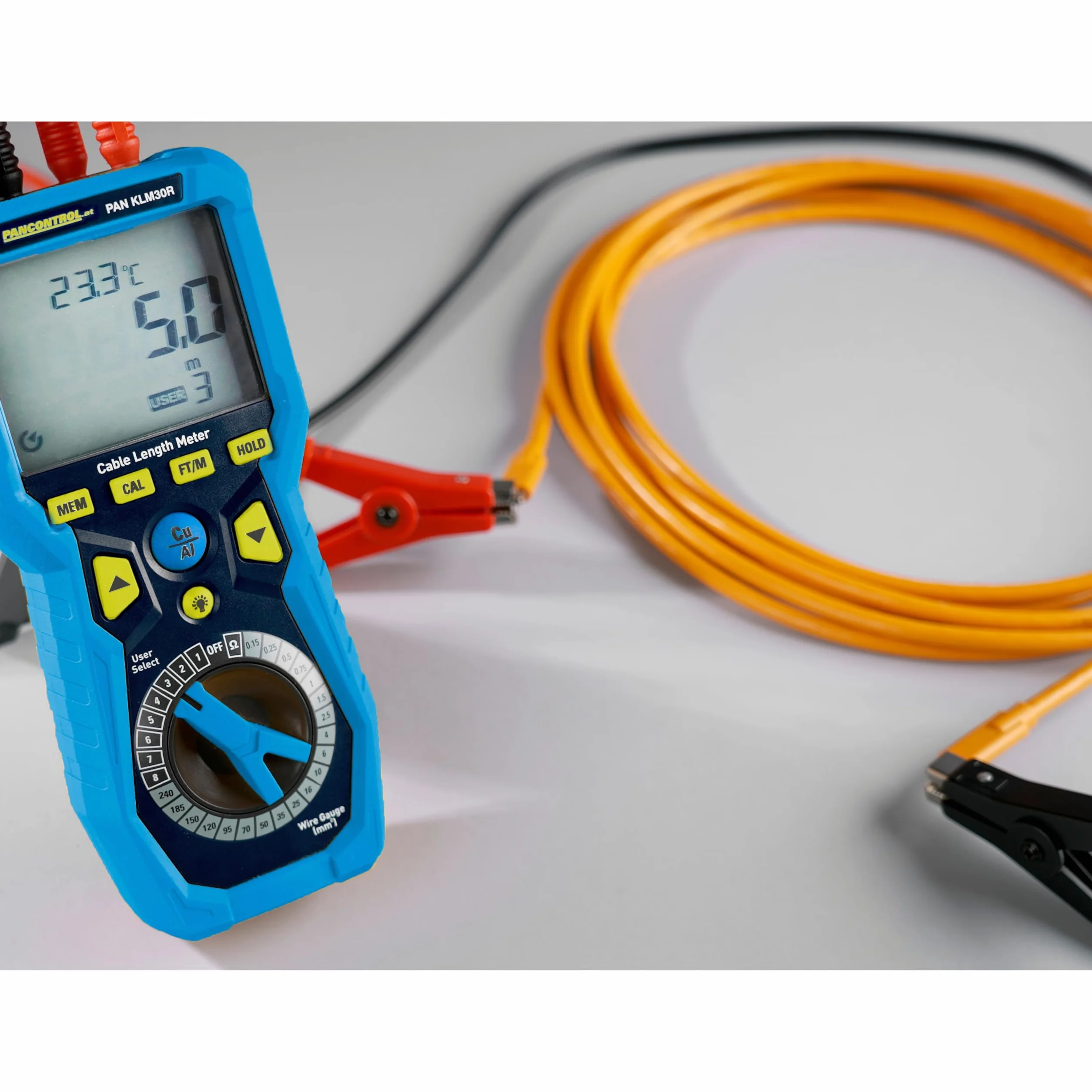 Medidor de Longitud de Cable Pan KLM30R Pancontrol