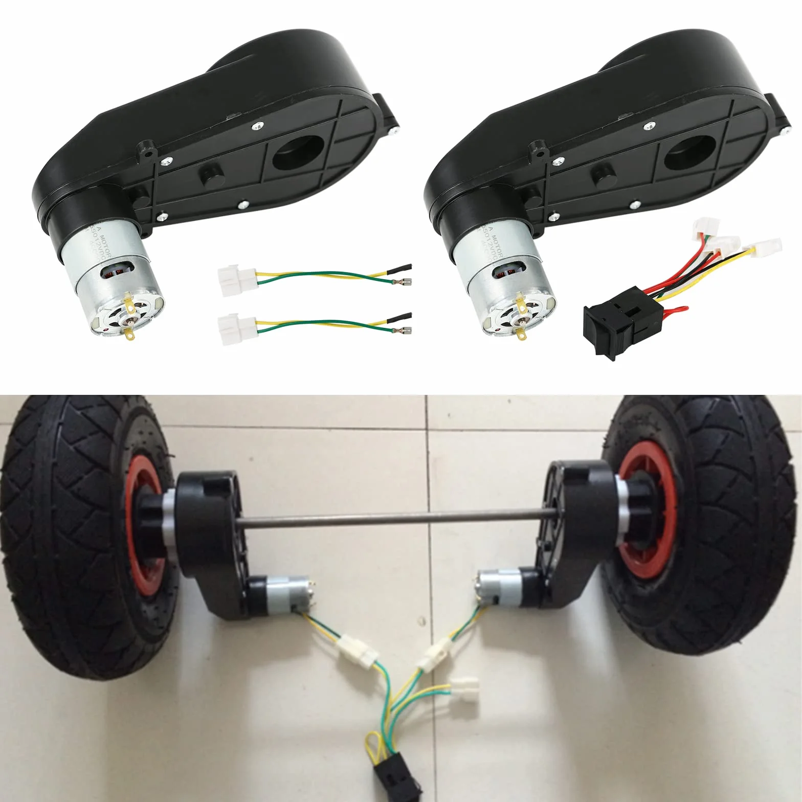 Motor eléctrico 12 V 40000 rpm RS550 × 2 para coche de juguete niños