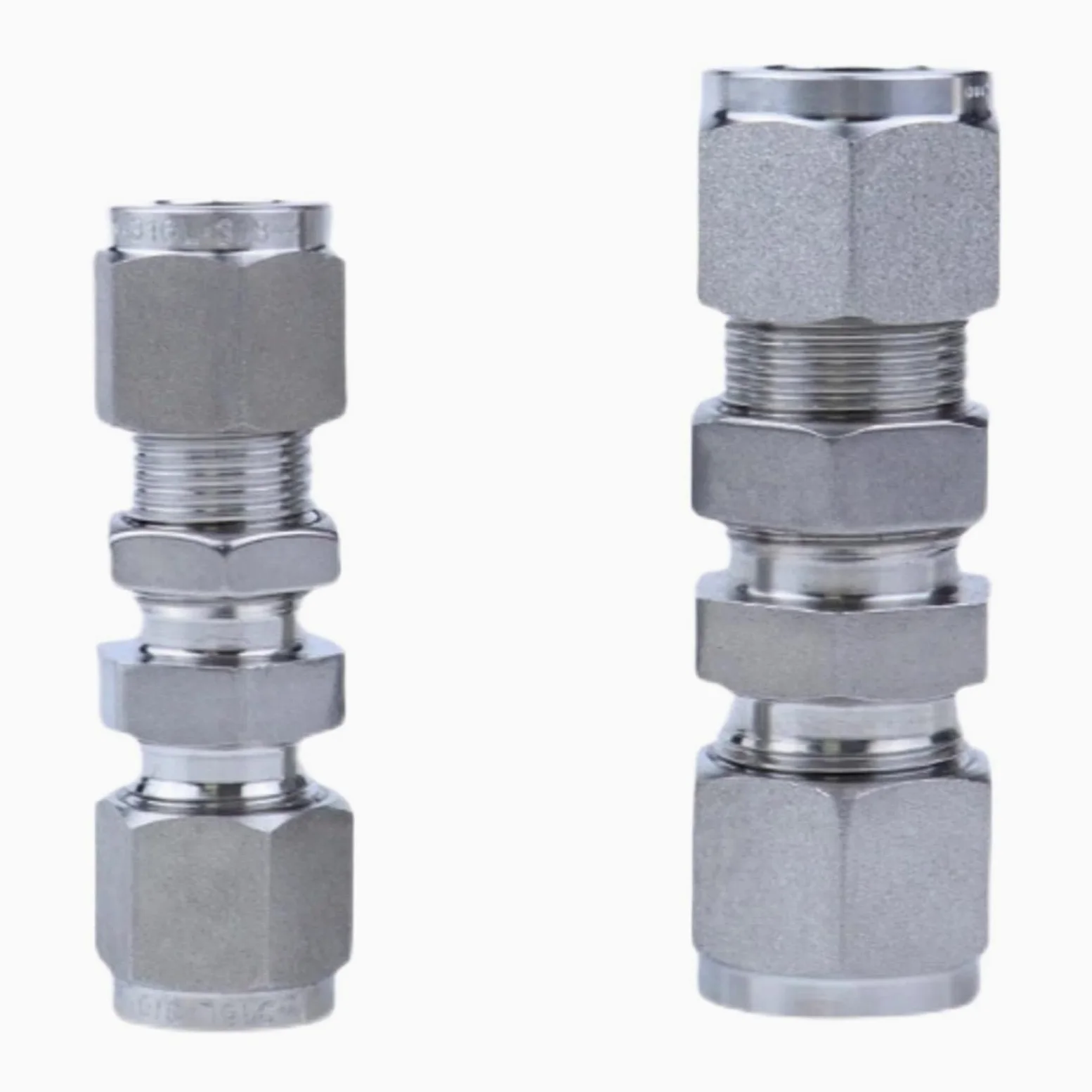 1 Uds 2000-PSI-SS316L 1/16 "-1" 3-25mm Tubo OD Unión de compresión SUS316L acoplador de Acero Inoxidable Conector de instalación de tuberías con Bloqueo de Tuerca(19.02mm 3l4 Inch)