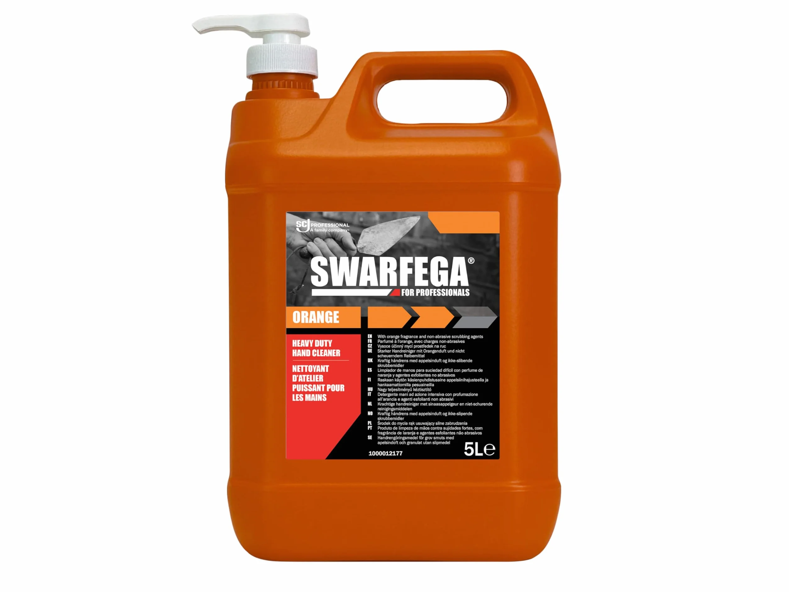 Swarfega Mano Limpiador Bomba 5L naranja