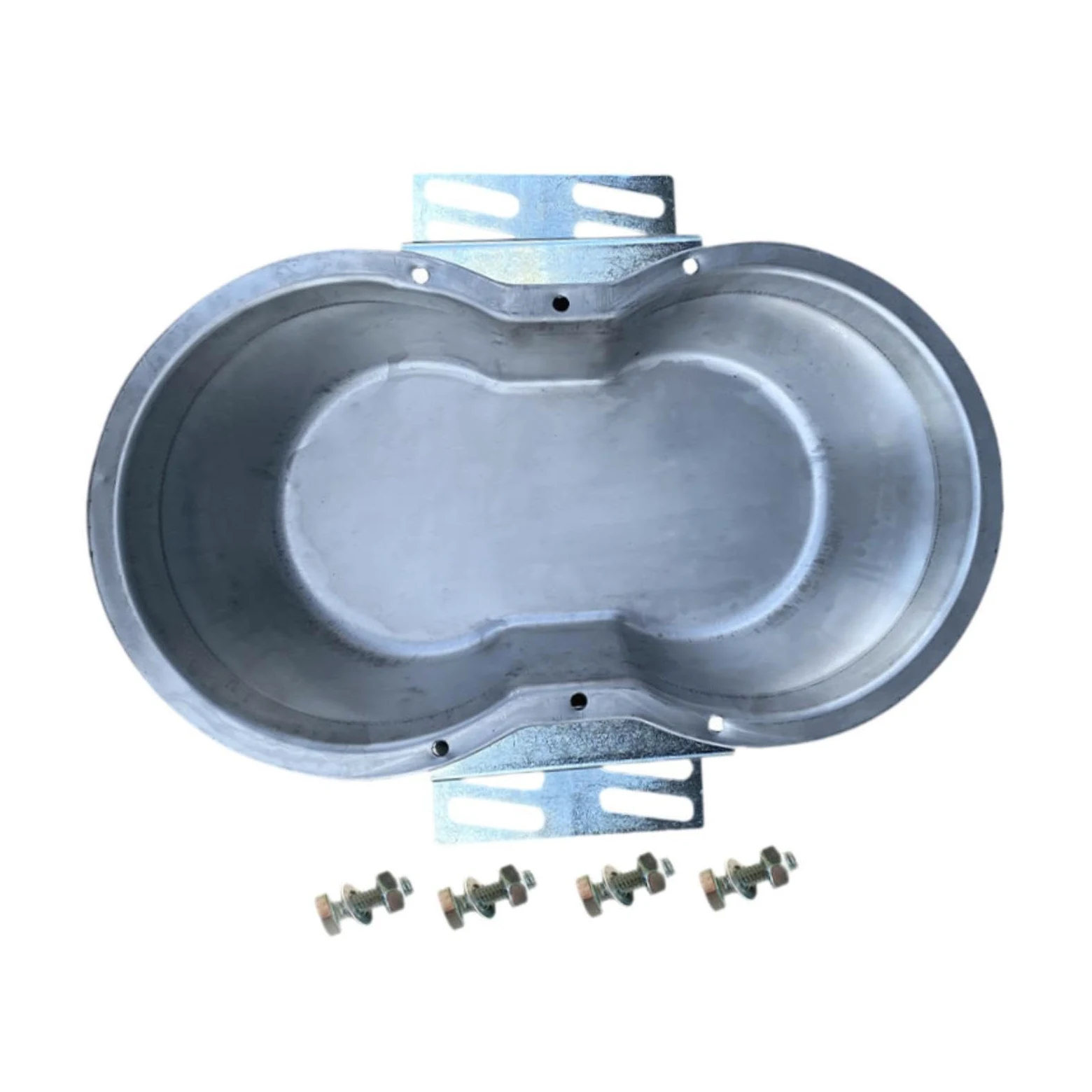 Comedero para Cerdos, Contenedor de Alimento para Animales, para Ganado, Abrevadero de Acero Inoxidable, Fácil de Limpiar, Adecuado para Gran, Style D