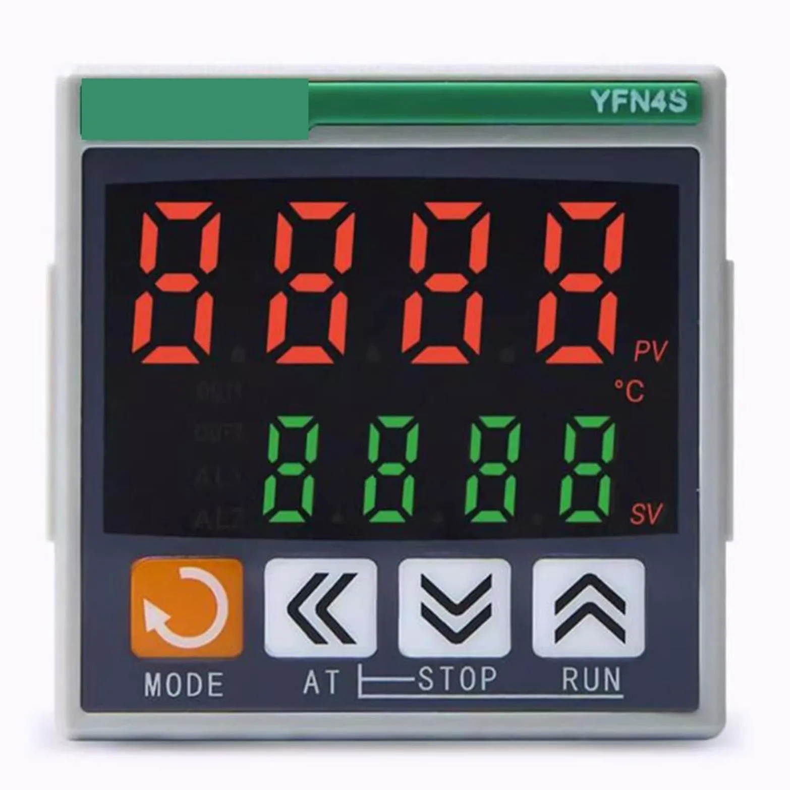 1 controlador de temperatura PID de precisión de 48 x 48 mm, termopar E/K/J/L/T/R/S/PT100/Cu50, relé SSR salida RS485 (salida de relé-RS485)