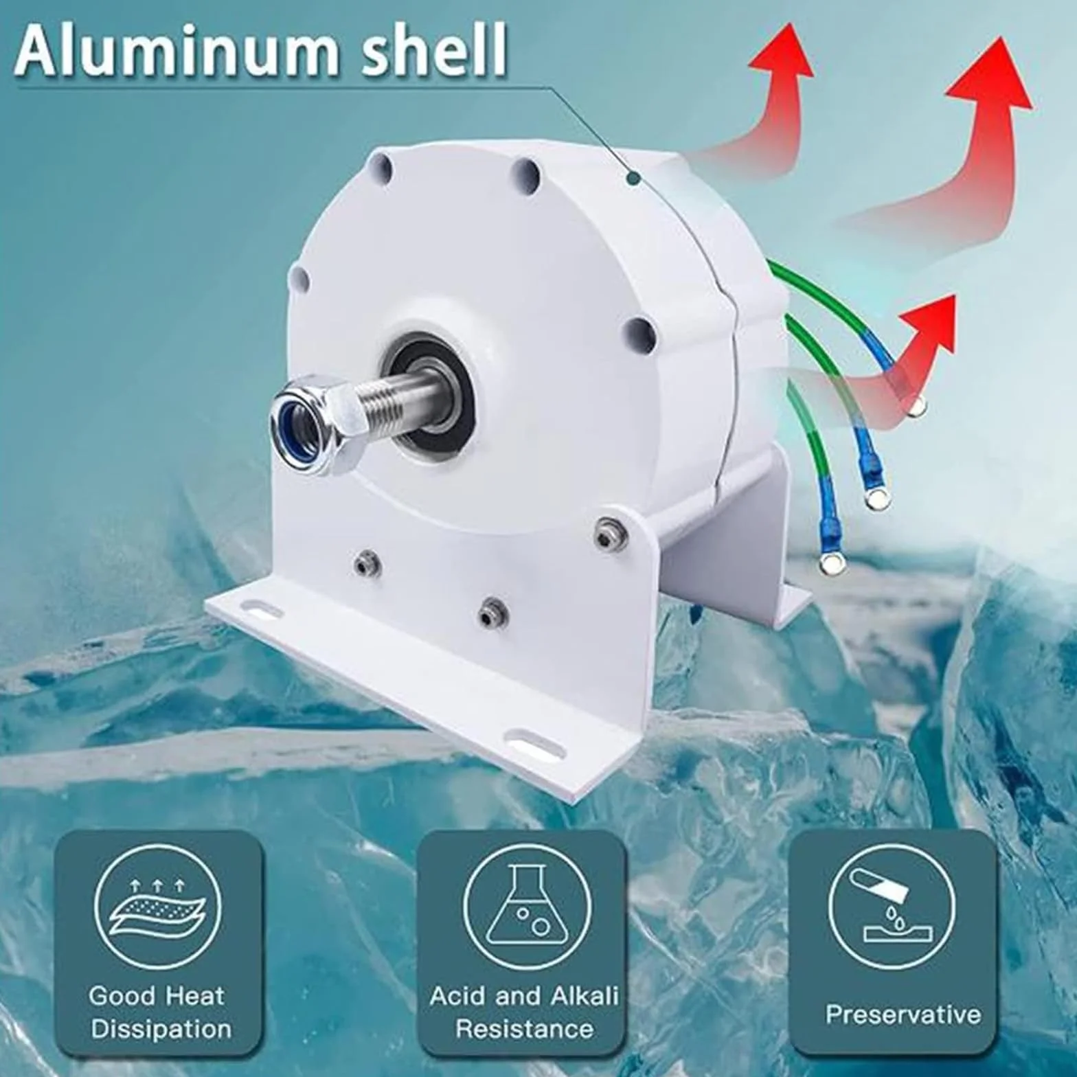 12000W con alternadores de CA generador de Base, 12V -220V sin Engranaje imán Permanente bajo RPM para Viento y turbina de Agua para turbina eólica turbina de Agua,24V