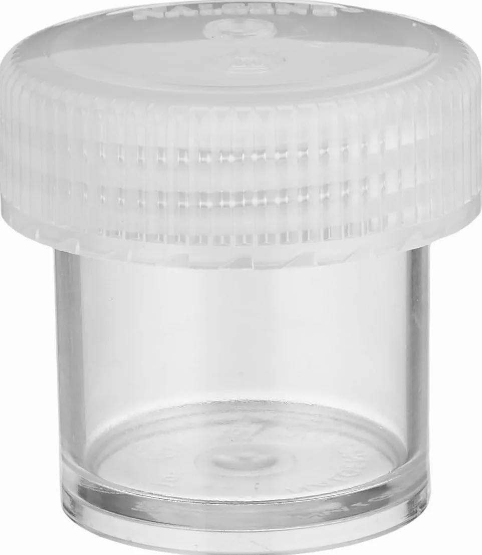 Nalgene 2116-0030 Tarro de policarbonato de 30 ml de boca ancha recta (paquete de 4)