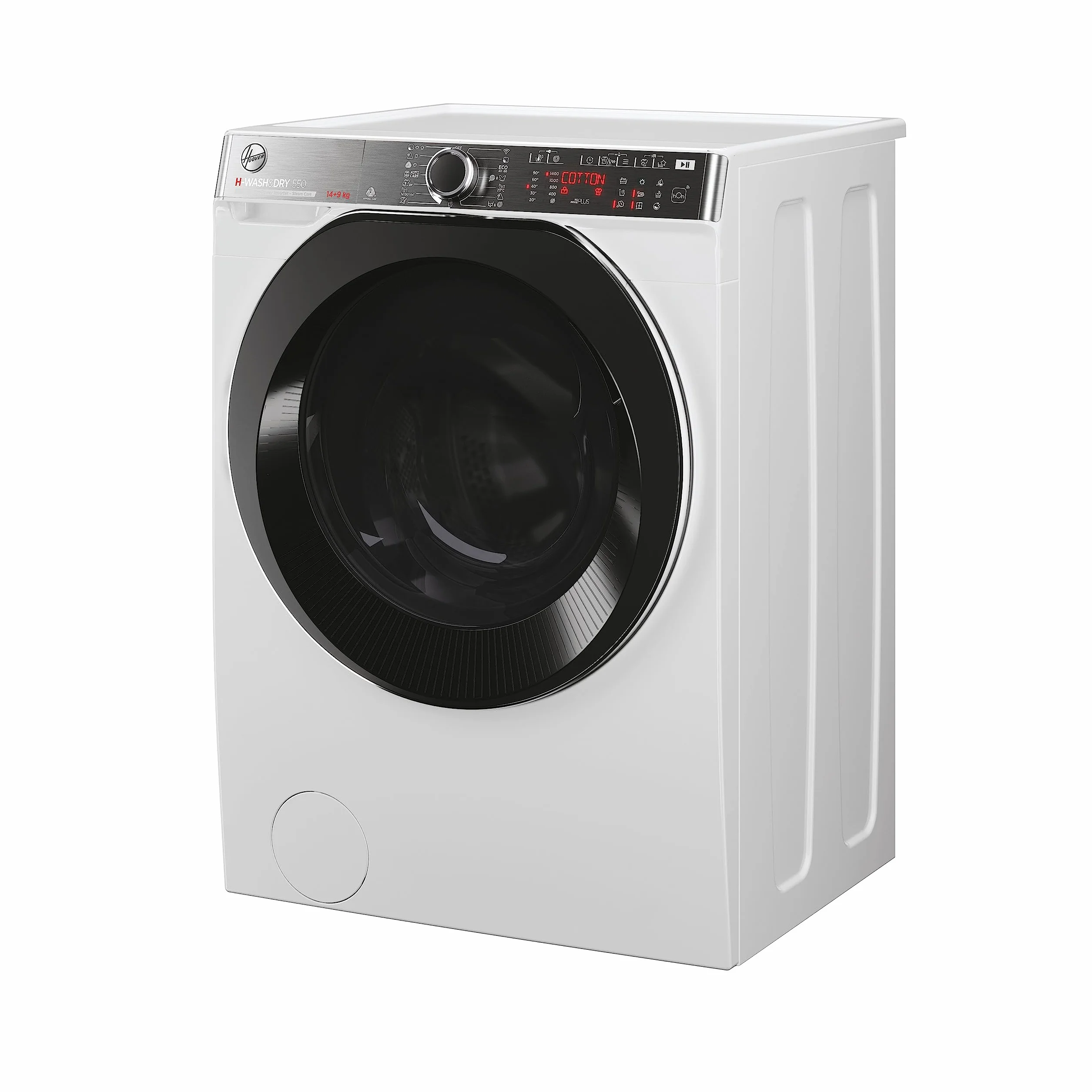 Hoover H-WASH&DRY 550 H5DPB4149AMBC-S Lavadora Secadora 14 kg 9 kg Active Steam Eco Power Inverter Motor WiFi Bluetooth