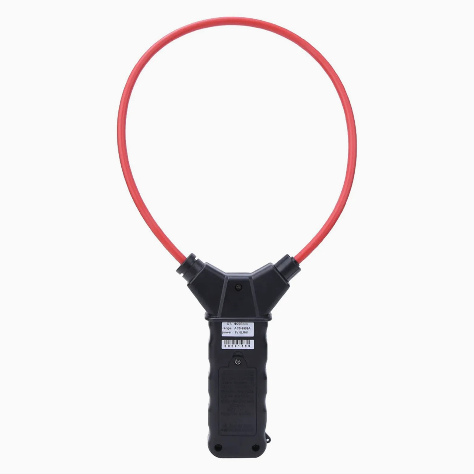 Alomejor Medidor de Abrazadera de Bobina Flexible Herramienta de Medición de Alta Corriente para Electricistas Diseño Duradero de 200 Mm de Diámetro
