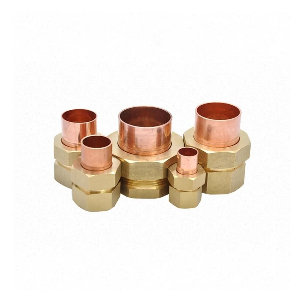 1/4" 3/8" 1/2" 3/4" 1" -4" Female Brass To Copper Solder Cup Connector End Feed Plumbing Fitting Coupler For Air Conditioner(3l4 BSP To 22mm ID)