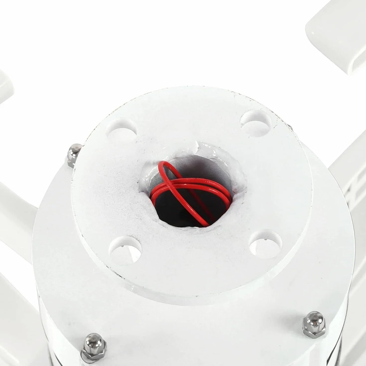 Generador De Turbina Eólica De 4000W Motor De Turbina Eólica De 5 Aspas con Controlador De Carga Kit De Generador De Turbina Eólica para Monitoreo De Jardín Marino Y Barco,White-12V