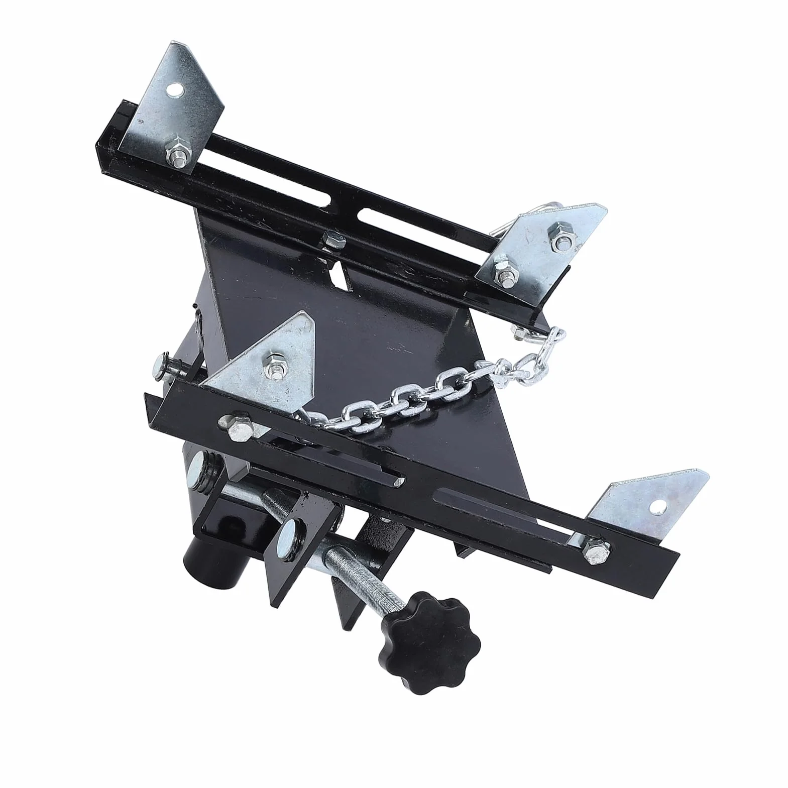 Adaptador ajustable para elevador de engranajes 500 kg cabezal inclinable 30 grados