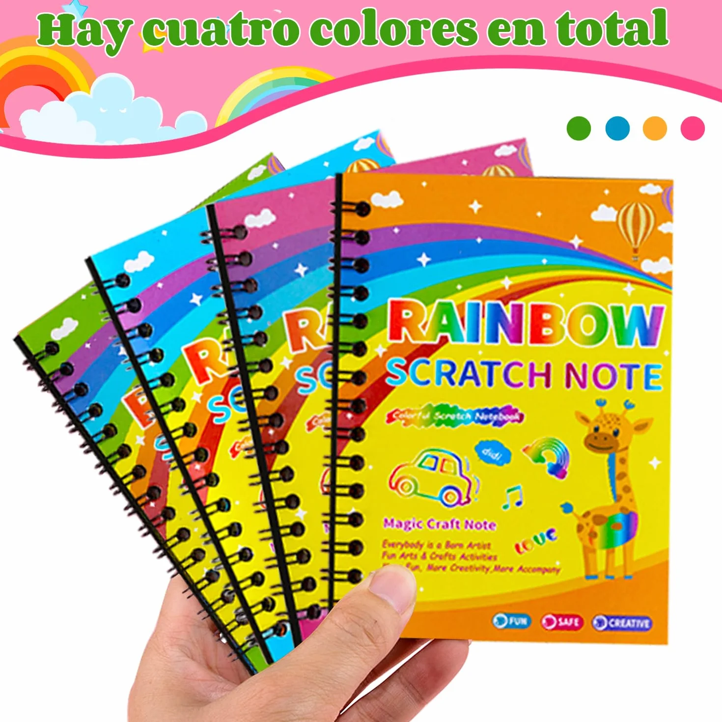 Scratch Art Manualidades Niños, Regalos Cumpleaños Niños Colegio, Detalle Cumpleaños Infantil