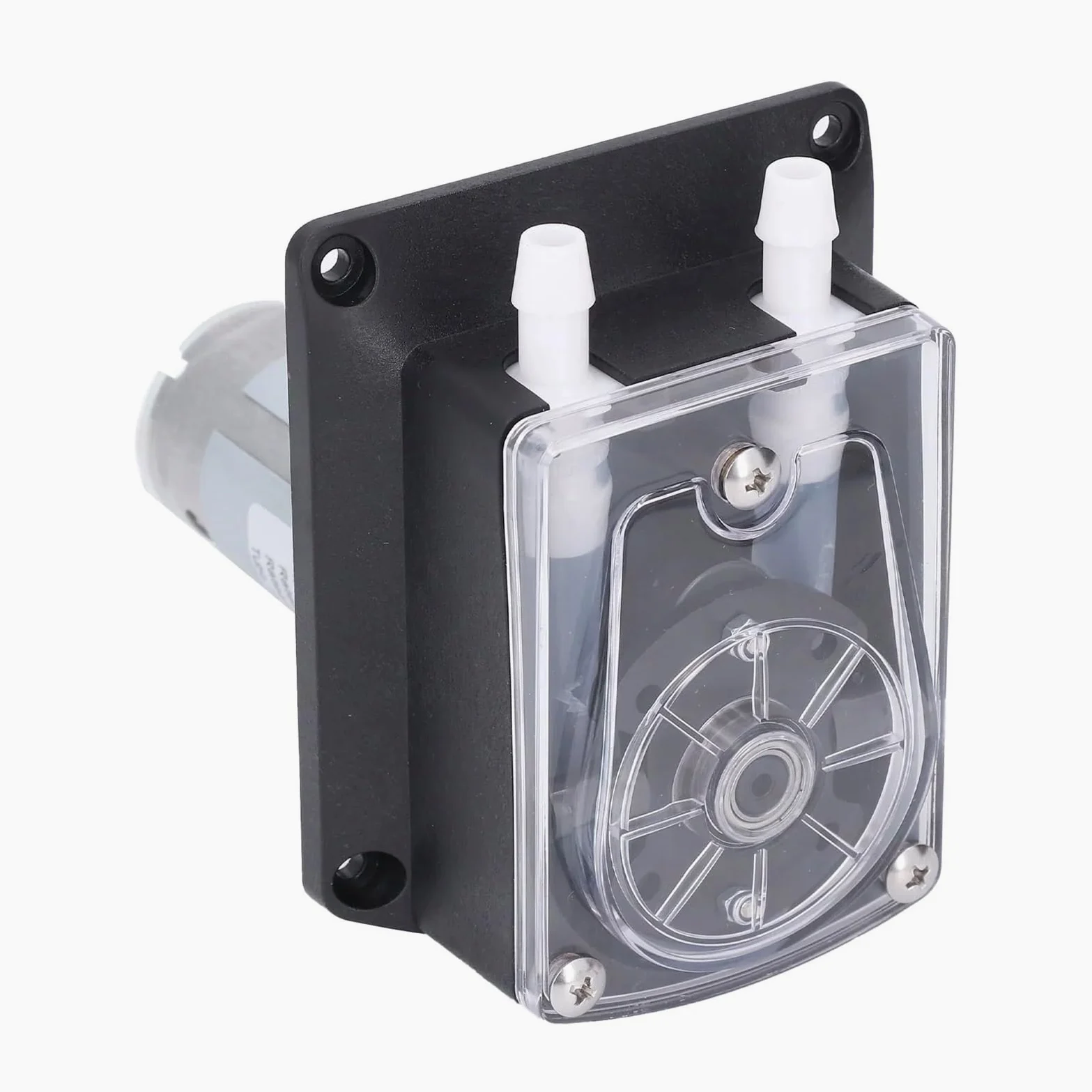 Bomba peristáltica de 1500 ml/min, de alta calidad alimentaria, de doble cabezal, industrial, 24 V CC.