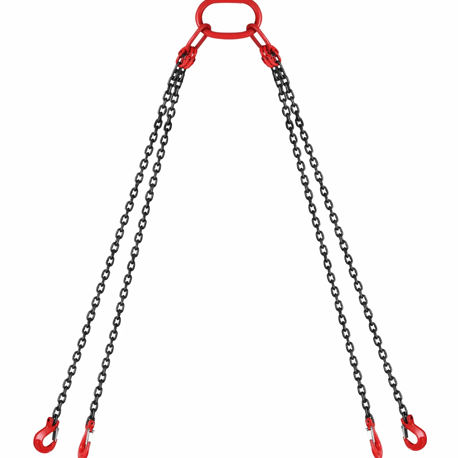 VEVOR Cadenas de Elevación de 4 Patas G80 Acero Aleado 3 m 8 mm 5 t