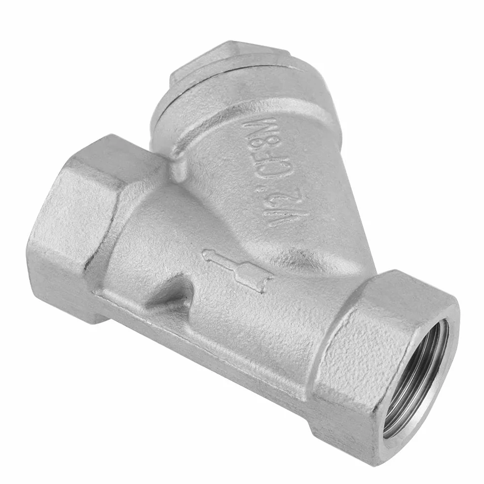 Colador Acero Inoxidable Malla DN15 NPT 1/2 Agua Aceite Gas