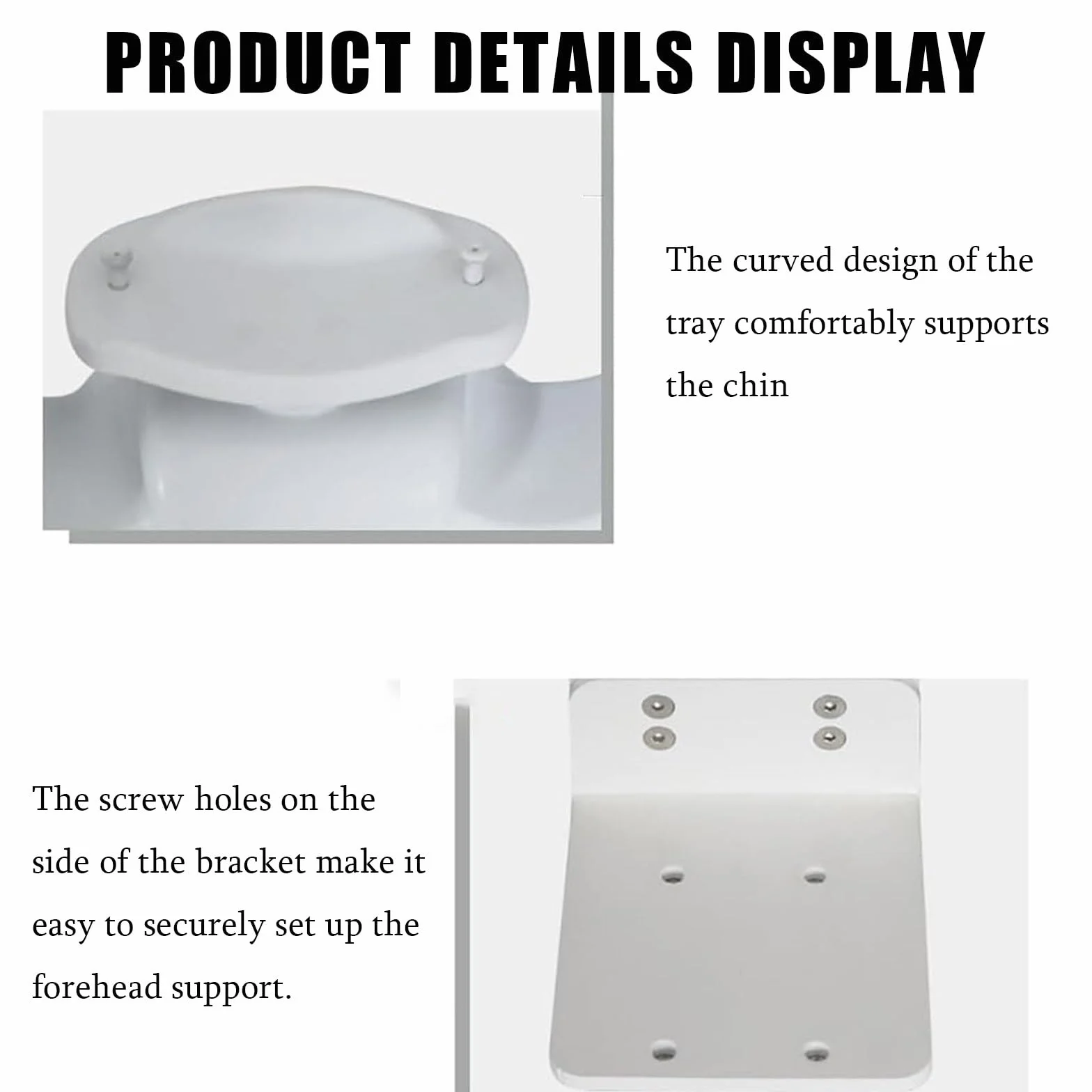 Soporte Barbilla Instrumentos óPticos mentón elevador para optometría, soporte para la frente, instrumento óptico ajustable, refractómetro automático oftálmico, reposacabezas N