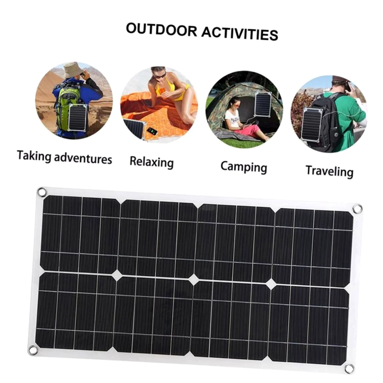 Hemobllo Panel Solar Fotovoltaico y Duradero Protección De Emergencia Para Vehículos