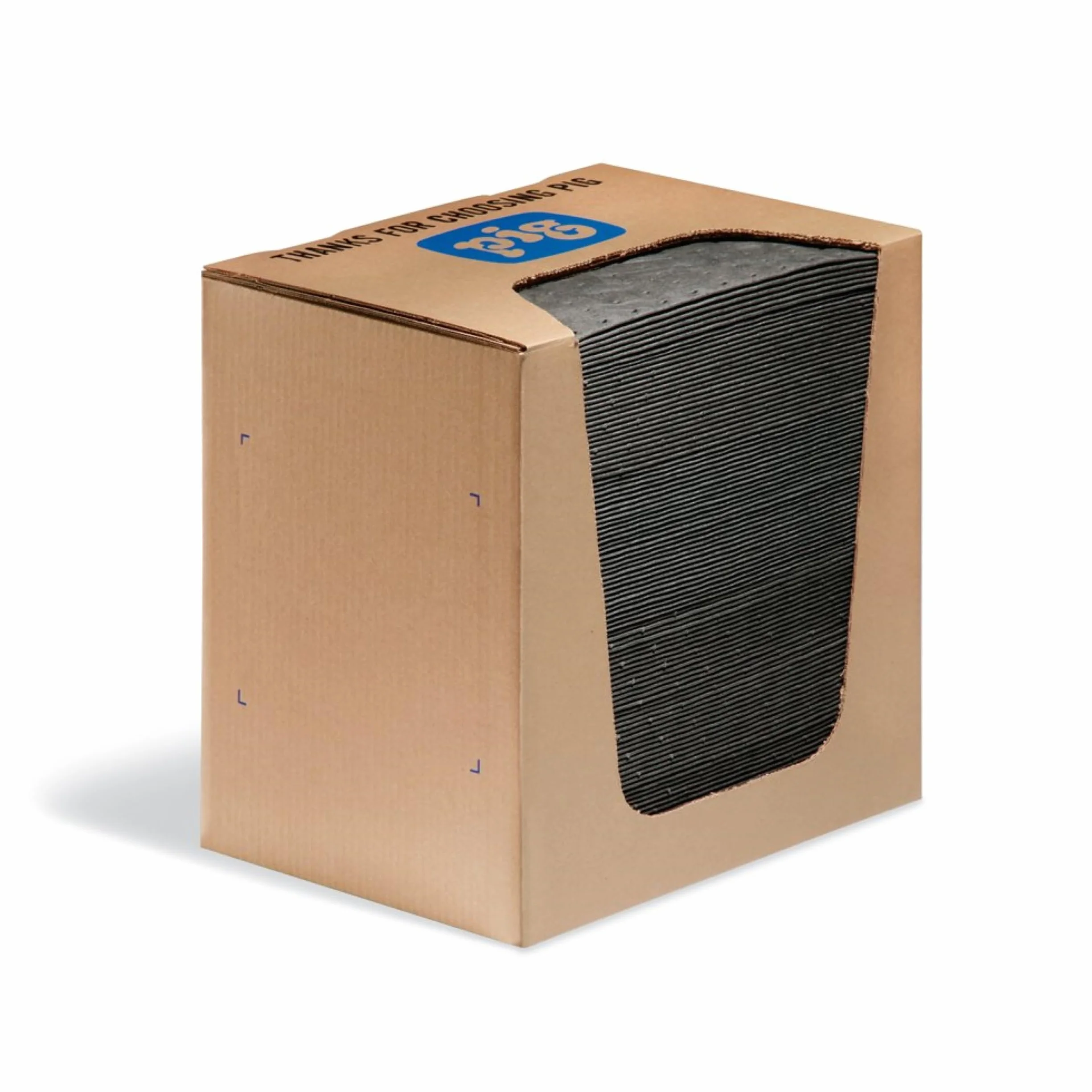 Nuevo Pig mat251 Universal Mat, 37,1 L absorbencia, 33 cm de largo x 25 cm de ancho, 100 Pad/dispensador, gris (Pack de 100)