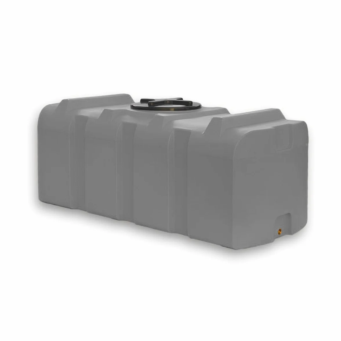 Varile Depósito de agua potable de 500 L, color gris, sin bisfenol A, rosca integrada de 3/4", fabricado en la UE, apto para alimentos