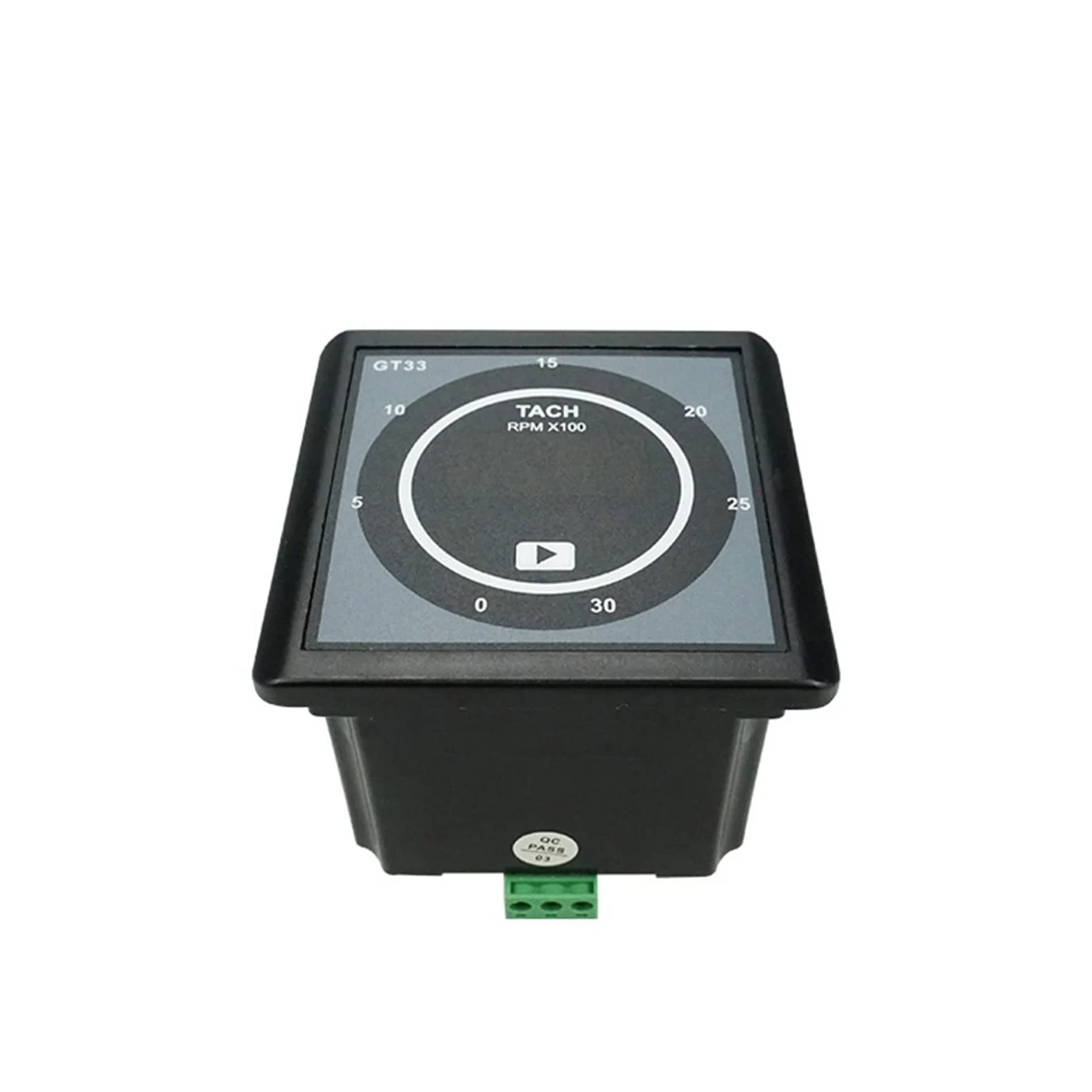 GT33 Generador Controlador Digital Pantalla Multifunción Tacómetro Cronógrafo Diesel Generador Conjunto Panel de Control (Size : GT33)