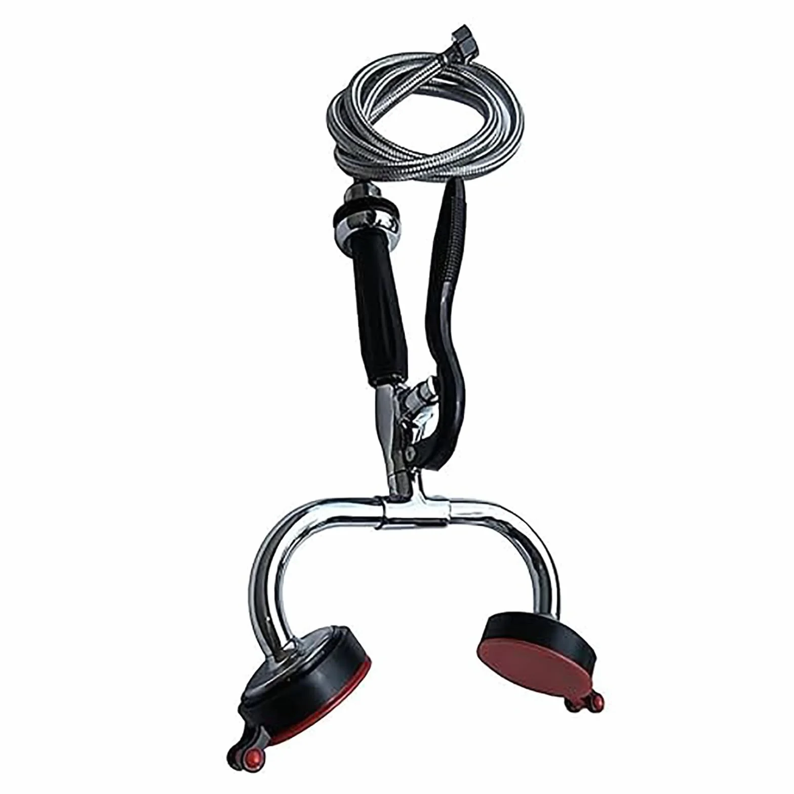 Estación de lavado de ojos de doble boca con ajuste de caudal, boquilla de lavado de ojos con salida de agua ≥ 11,4 l/min para laboratorio e industrial
