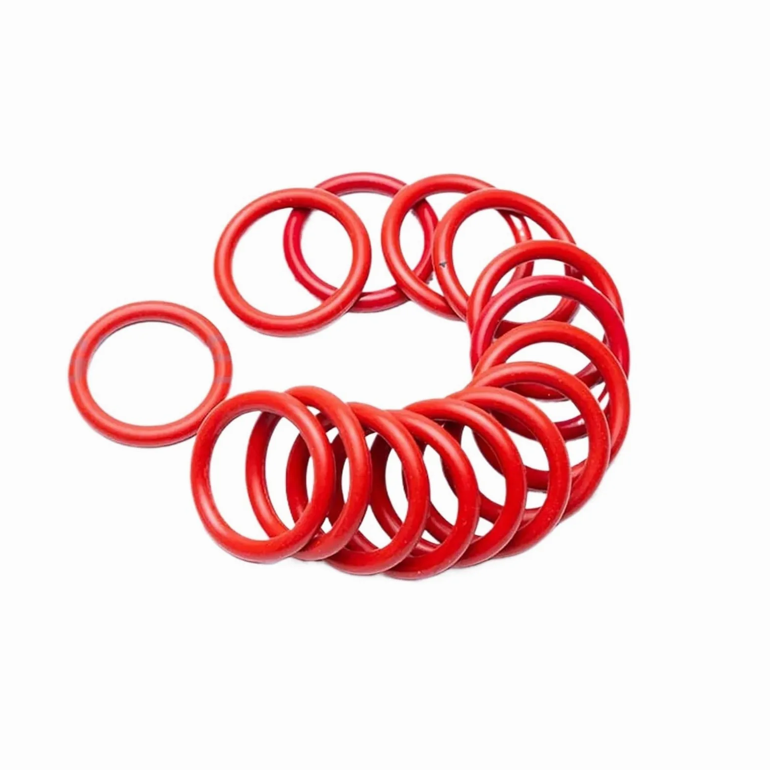 Junta tórica de silicona roja 8 mm OD 70 mm ~ 1000 mm Arandela de junta tórica de silicona Anillo de sellado de grado alimenticio Impermeable y aislado(OD 880mm(1Pcs))