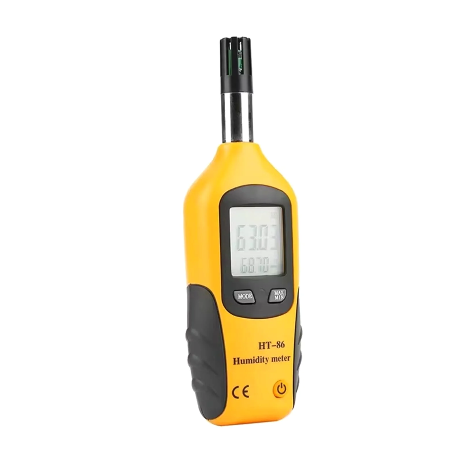 Termómetro higrómetro digital portátil - HT-86 con pantalla LCD, retroiluminación y medición del punto de rocío for uso profesional