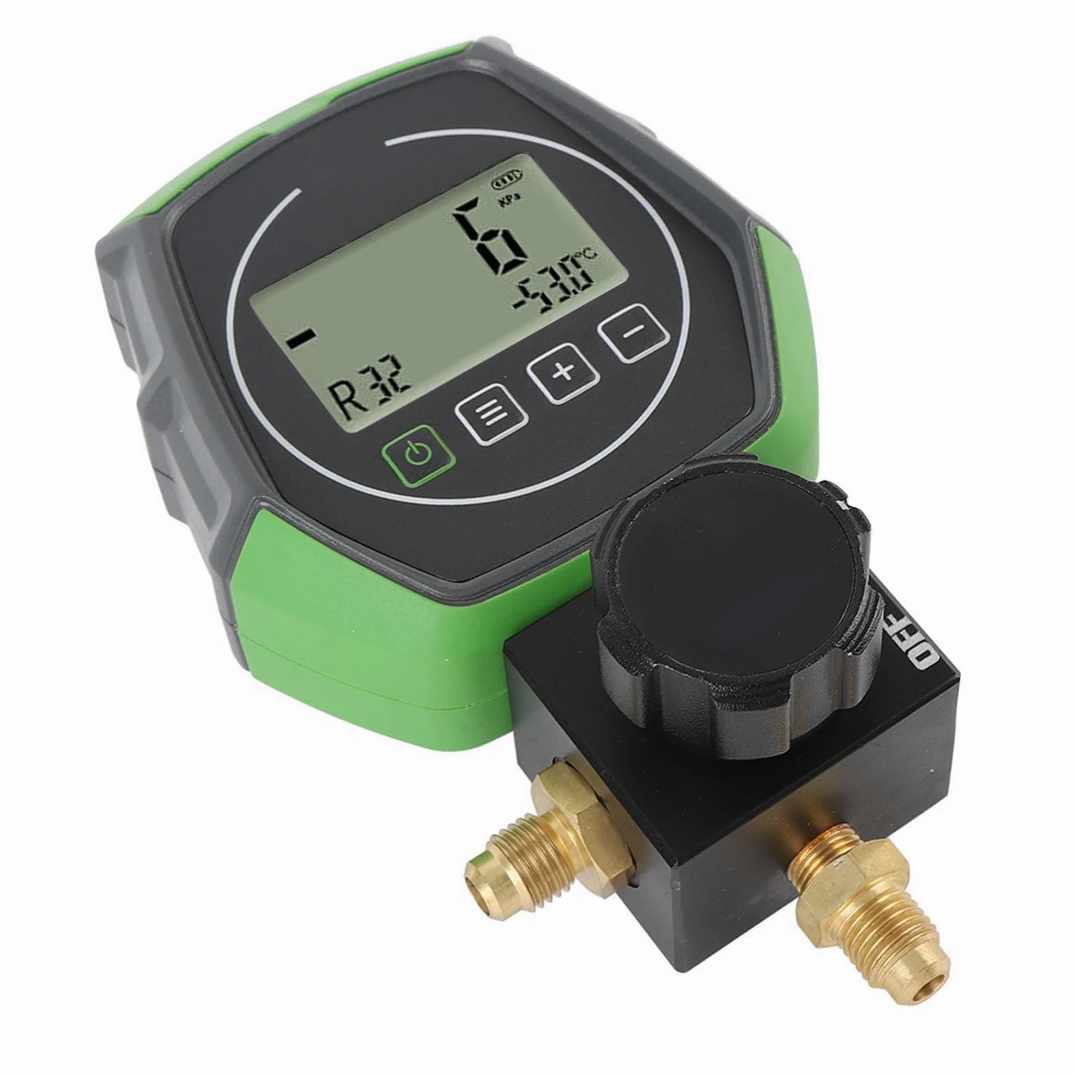 Medidor Digital HVAC 0-6000KPa Diseño de Válvula Probador de Medidor de Vacío HVAC de Alta Precisión para Mantenimiento e Instalación para Equipos que Cumplen con las Normas y Temperatura