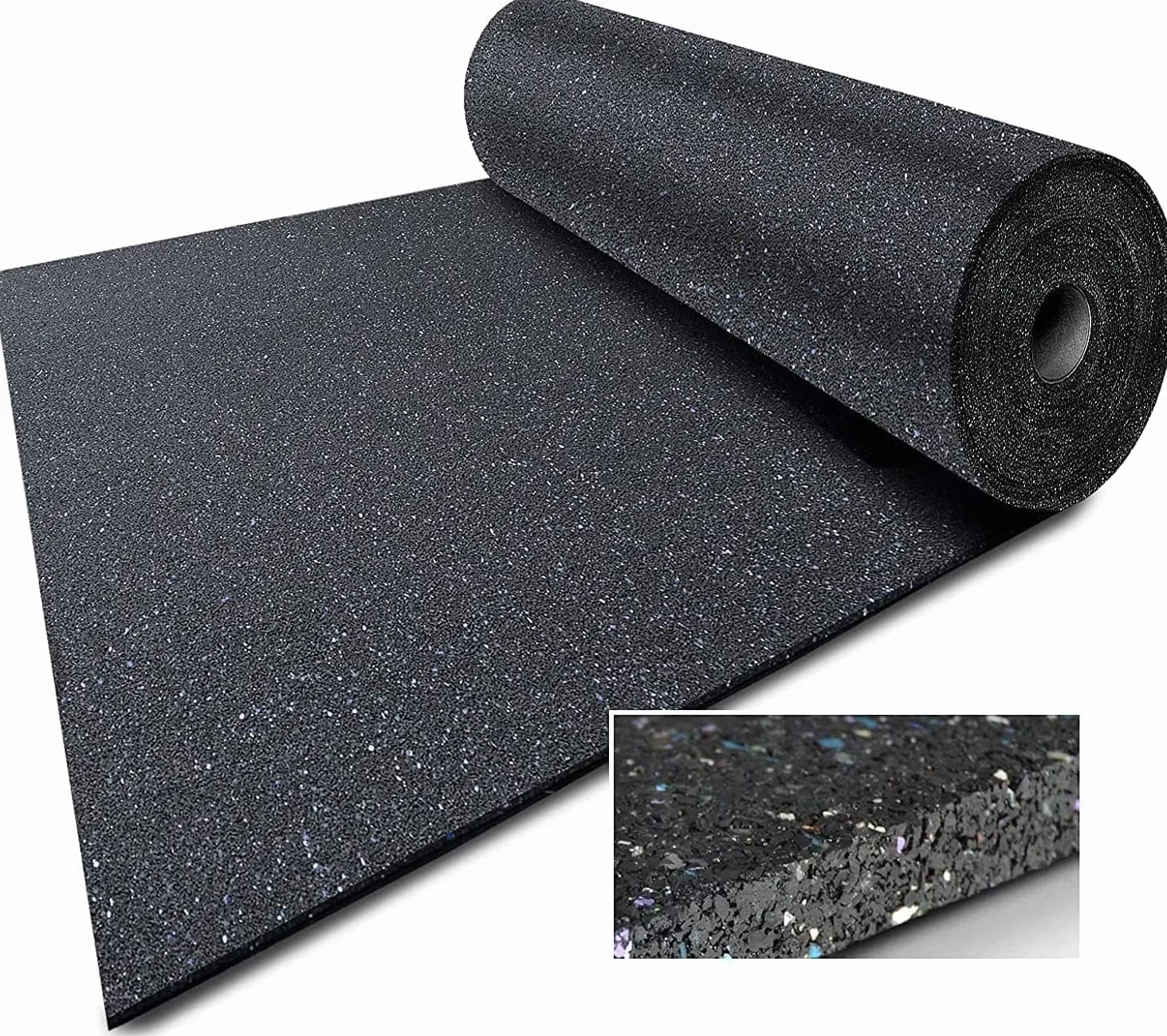 Floordirekt Establo de granulado de goma | suelo de establo | fácil colocación y apoyo antideslizante | alivio de las articulaciones y buen agarre (grosor: 0,5 cm, 400 x 125 cm)