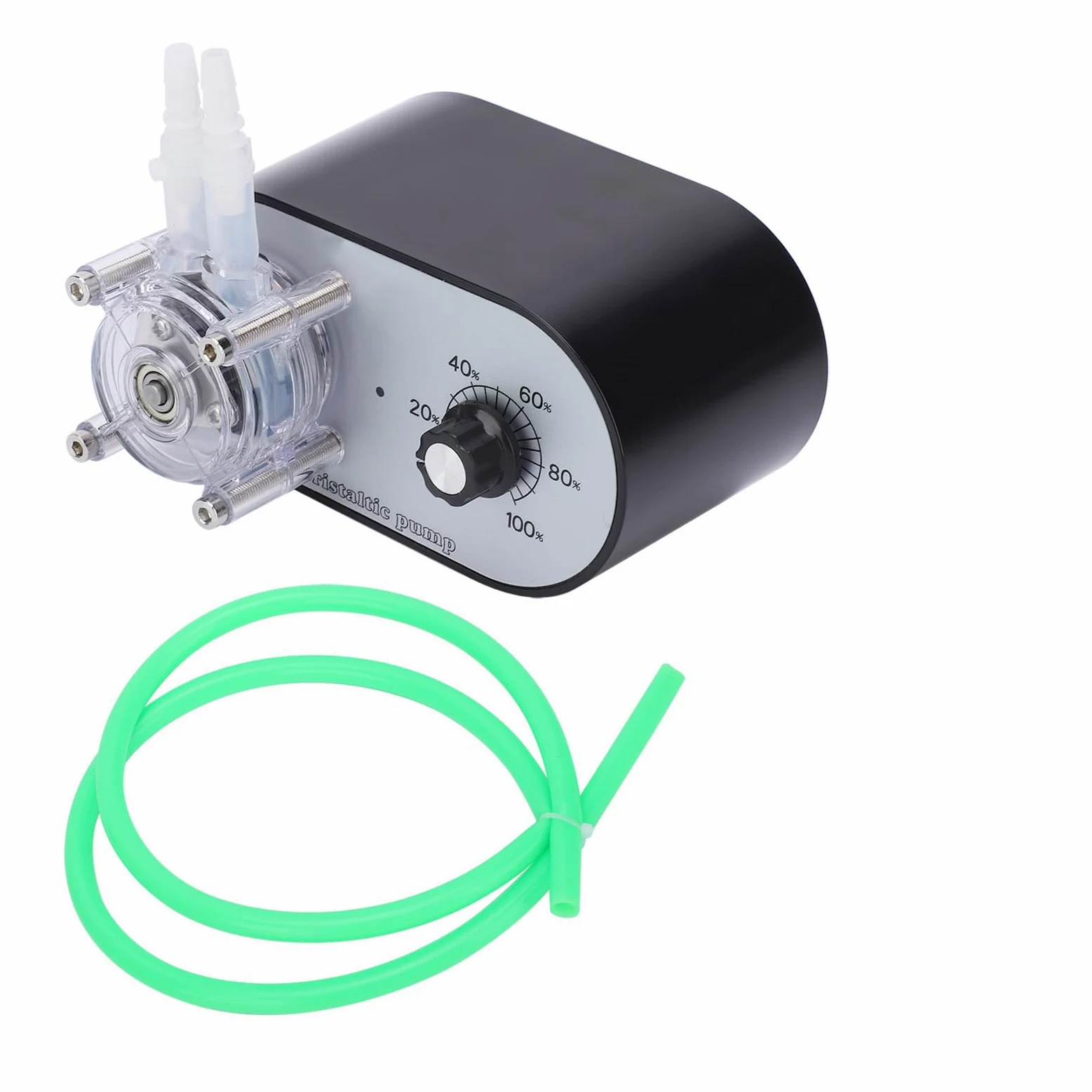 Bomba peristáltica Caudal de autosucción Perilla ajustable Regulación de velocidad continua para experimentos de laboratorio Tubo de silicona 6,4x9,6 mm Cabeza única G928A
