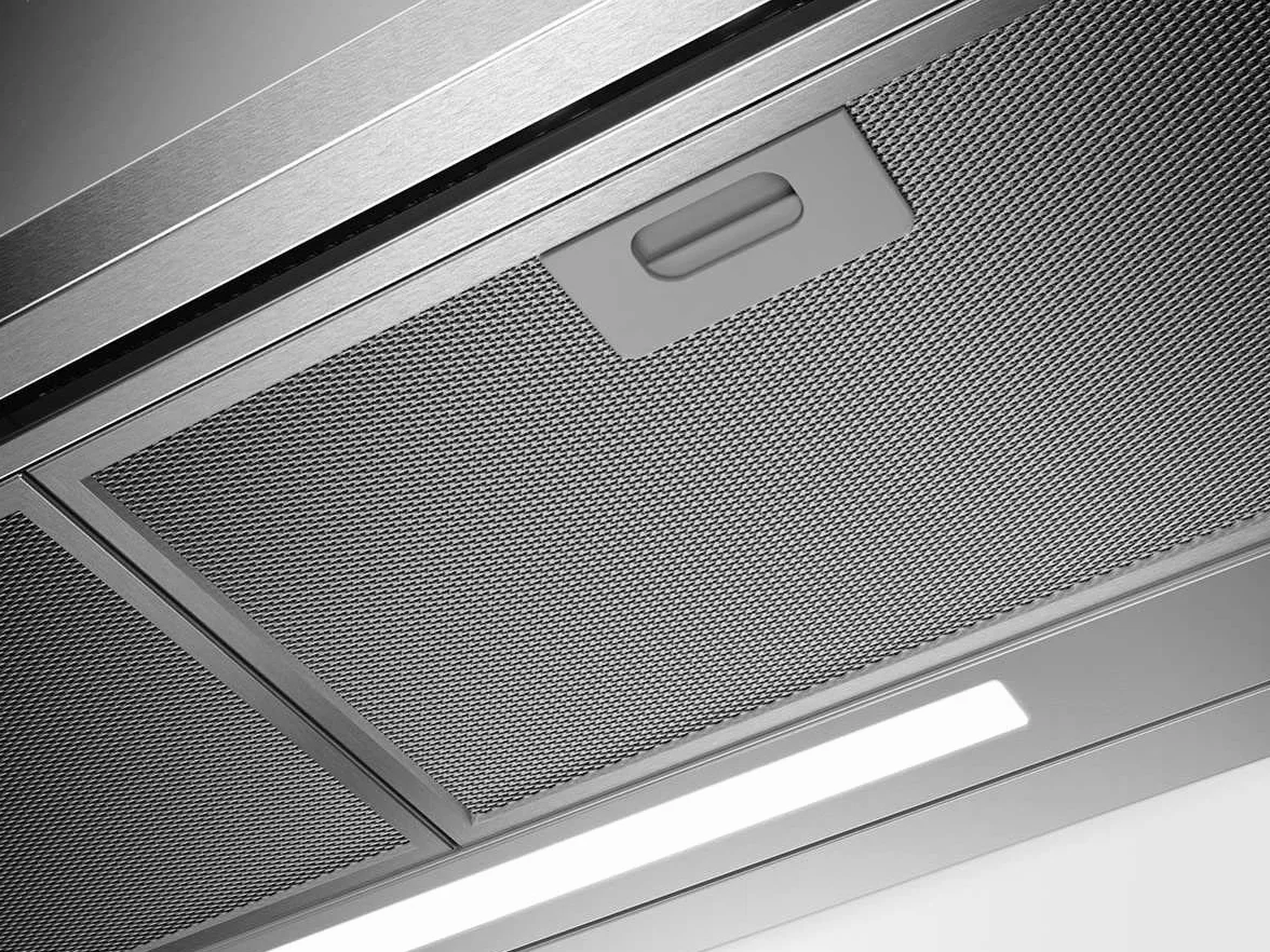 AEG Campana extractora extraíble 90 cm 660 m3/h 3 velocidades intensivo LED Inox Clase A