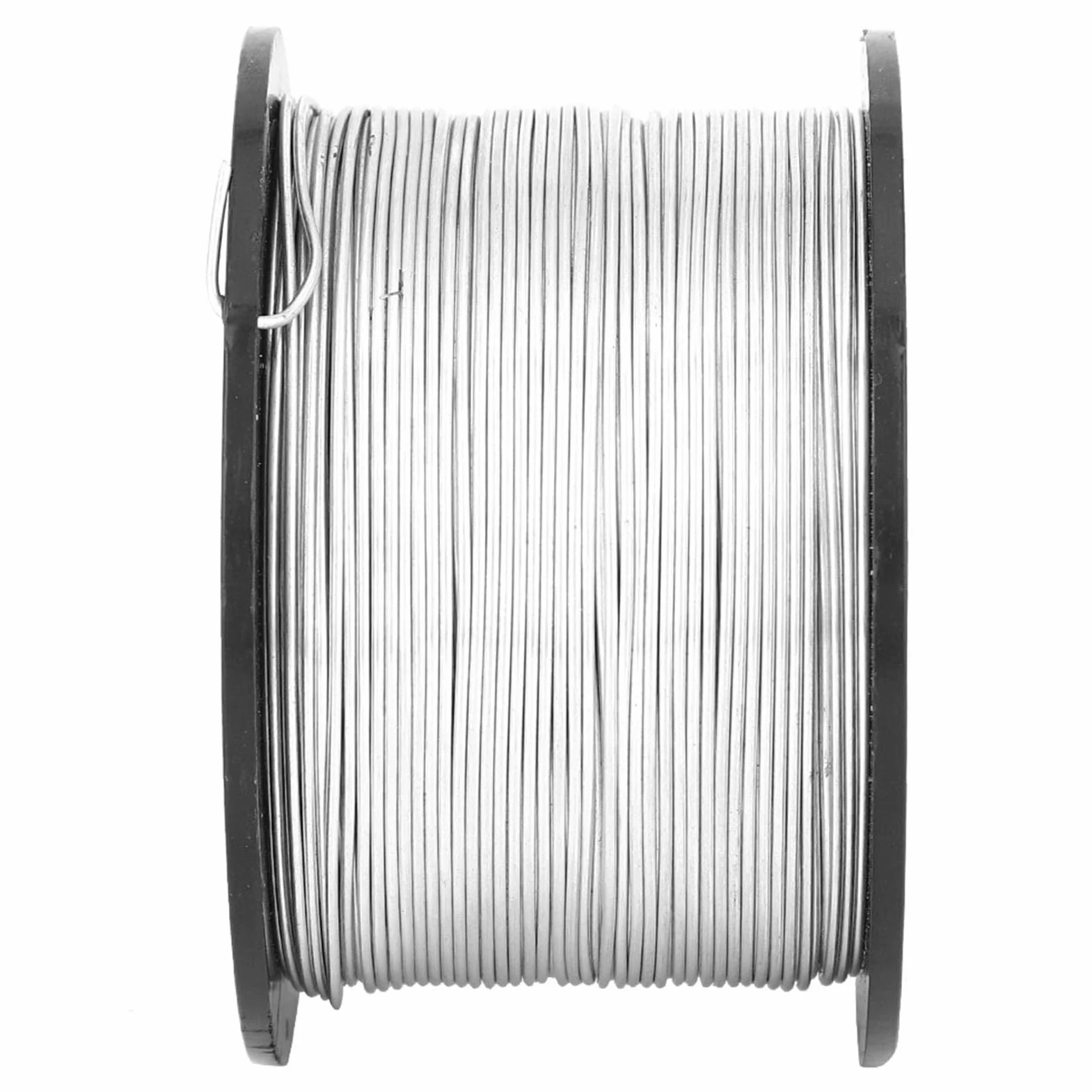 Garosa Alambre de Amarre de Acero de 110 M y 0,8 Mm, Suave y Flexible para Encuadernación, 8 Rollos Incluidos para Máquina de Atado Automático