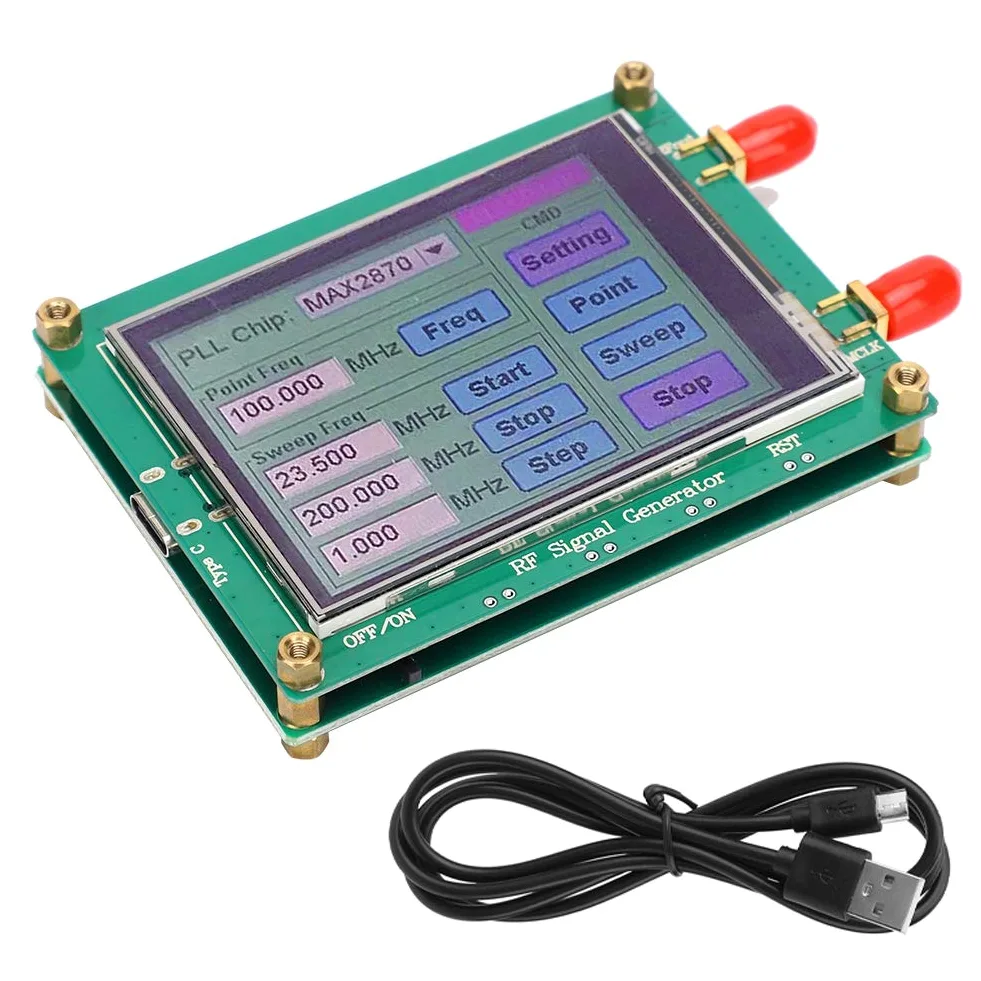 Generador de señal RF de alta estabilidad, señal RF MAX2870, pruebas de reflectometría en el dominio del tiempo y equipos Productos industriales para productos electrónicos