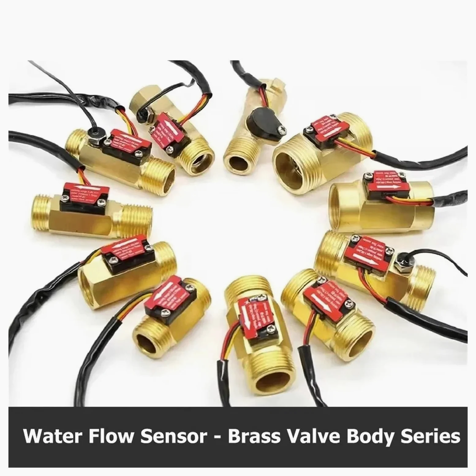 Medidor de flujo de turbina Hall, Sensor de Flujo de Agua, pulso electromagnético, 1 ud. | Monitoreo preciso del tráfico(B9)
