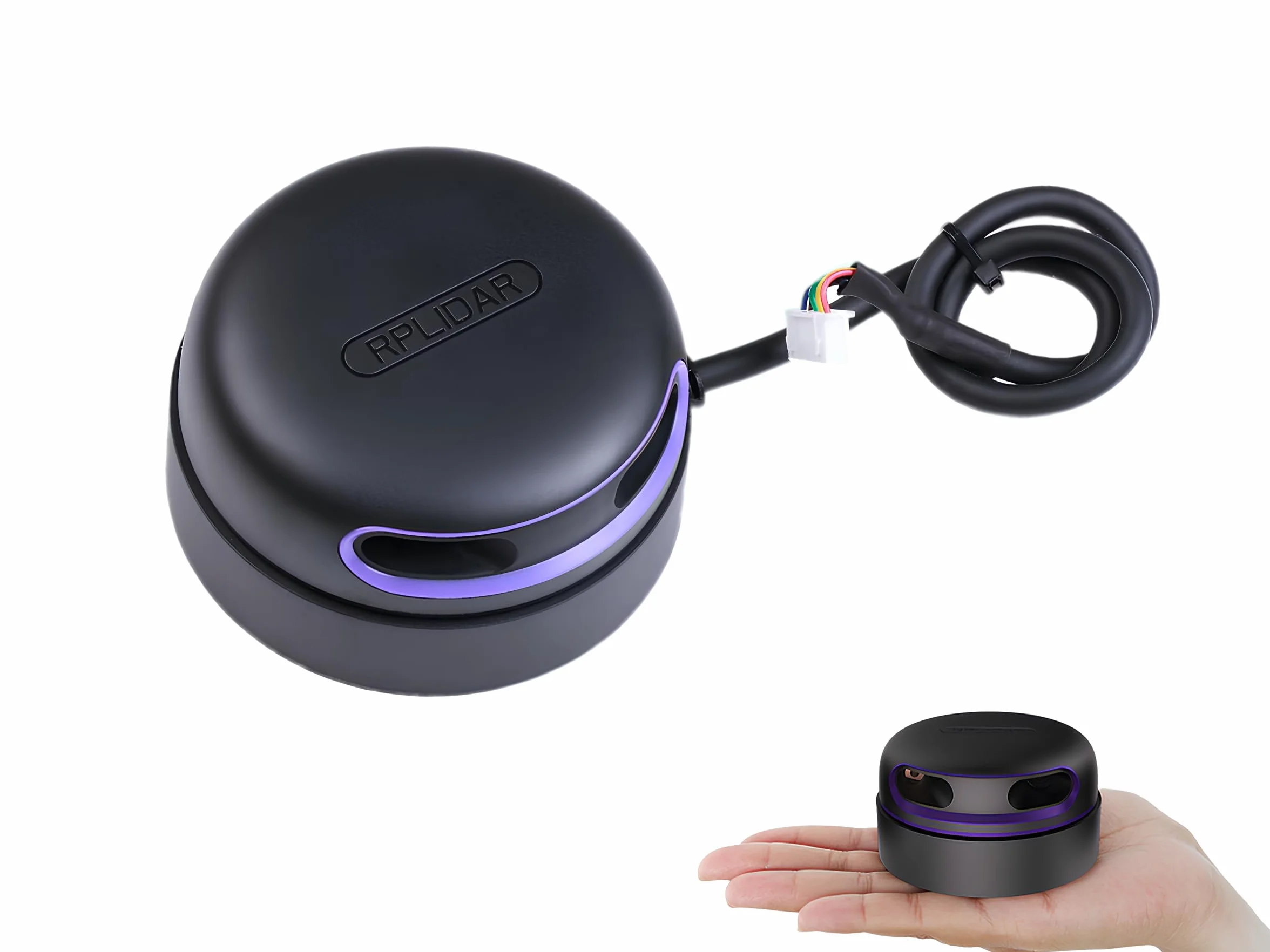youyeetoo RPLIDAR A2M12 - Escáner Lidar de 360 grados (12 metros) Distancia de medición, frecuencia de muestreo de 16000 Hz compatible con SDK anterior A2
