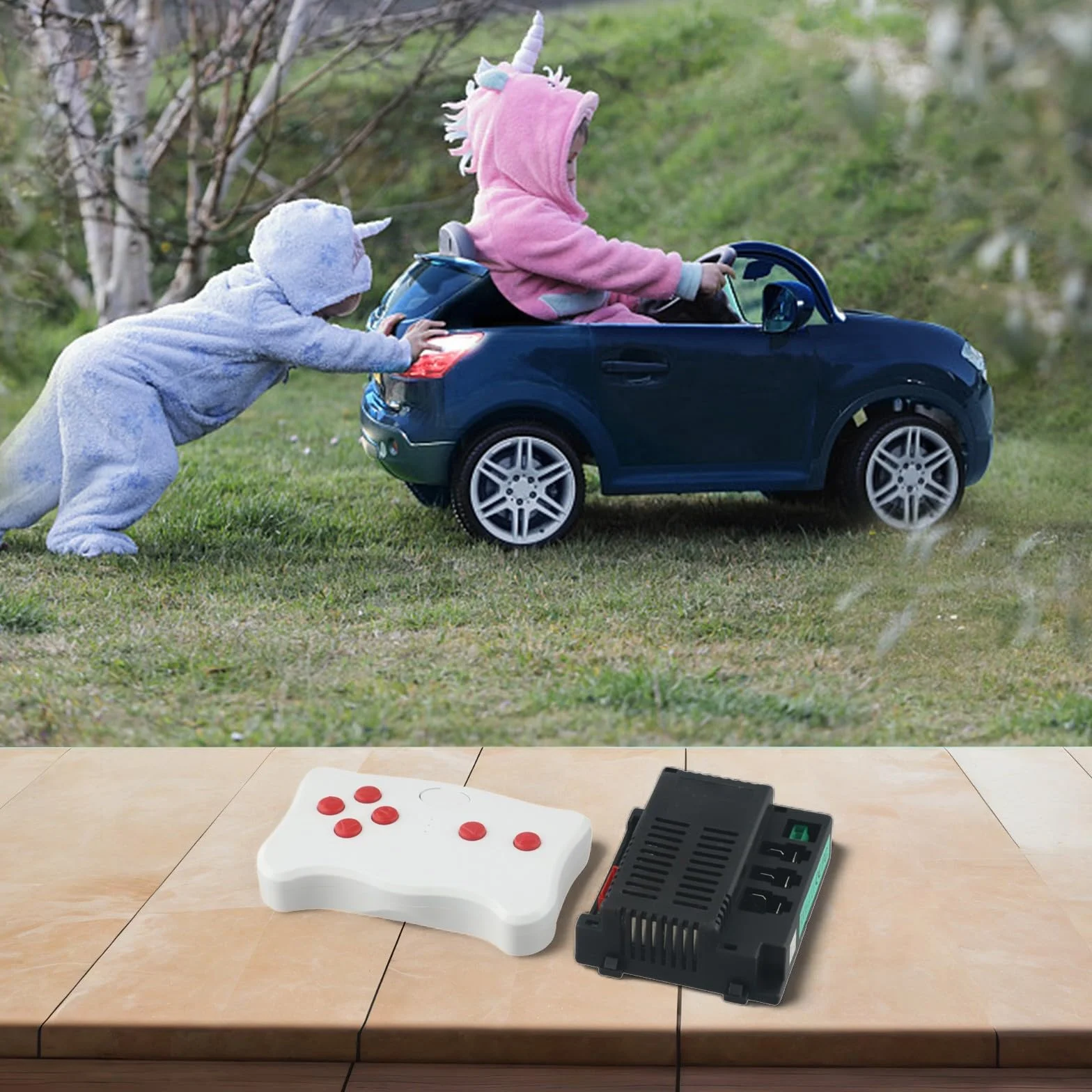 Mando a distancia 12V para coche eléctrico niños RX19-A 2.4G CE compatible